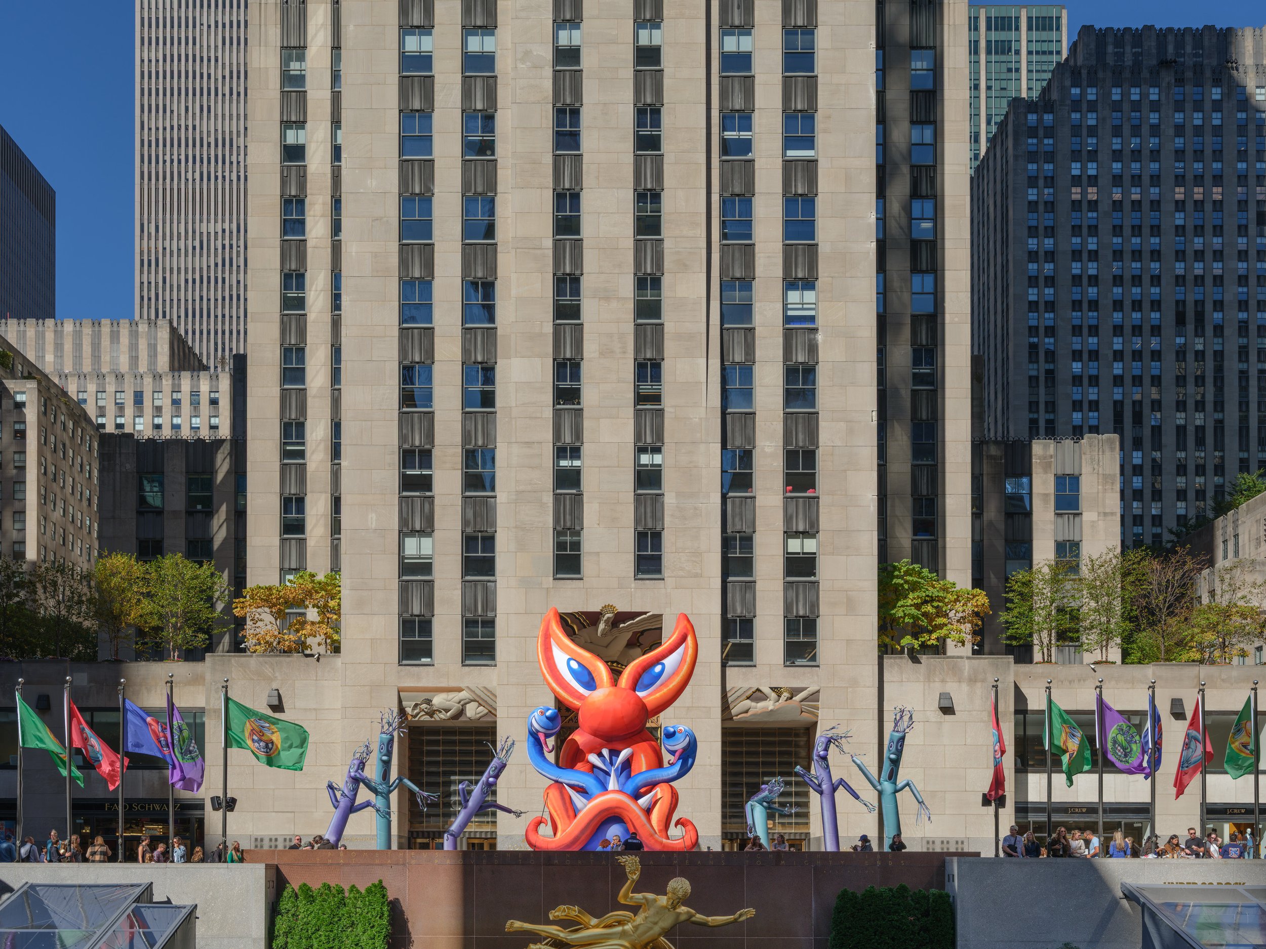 KENNY SCHARF AT ROCKEFELLER CENTER