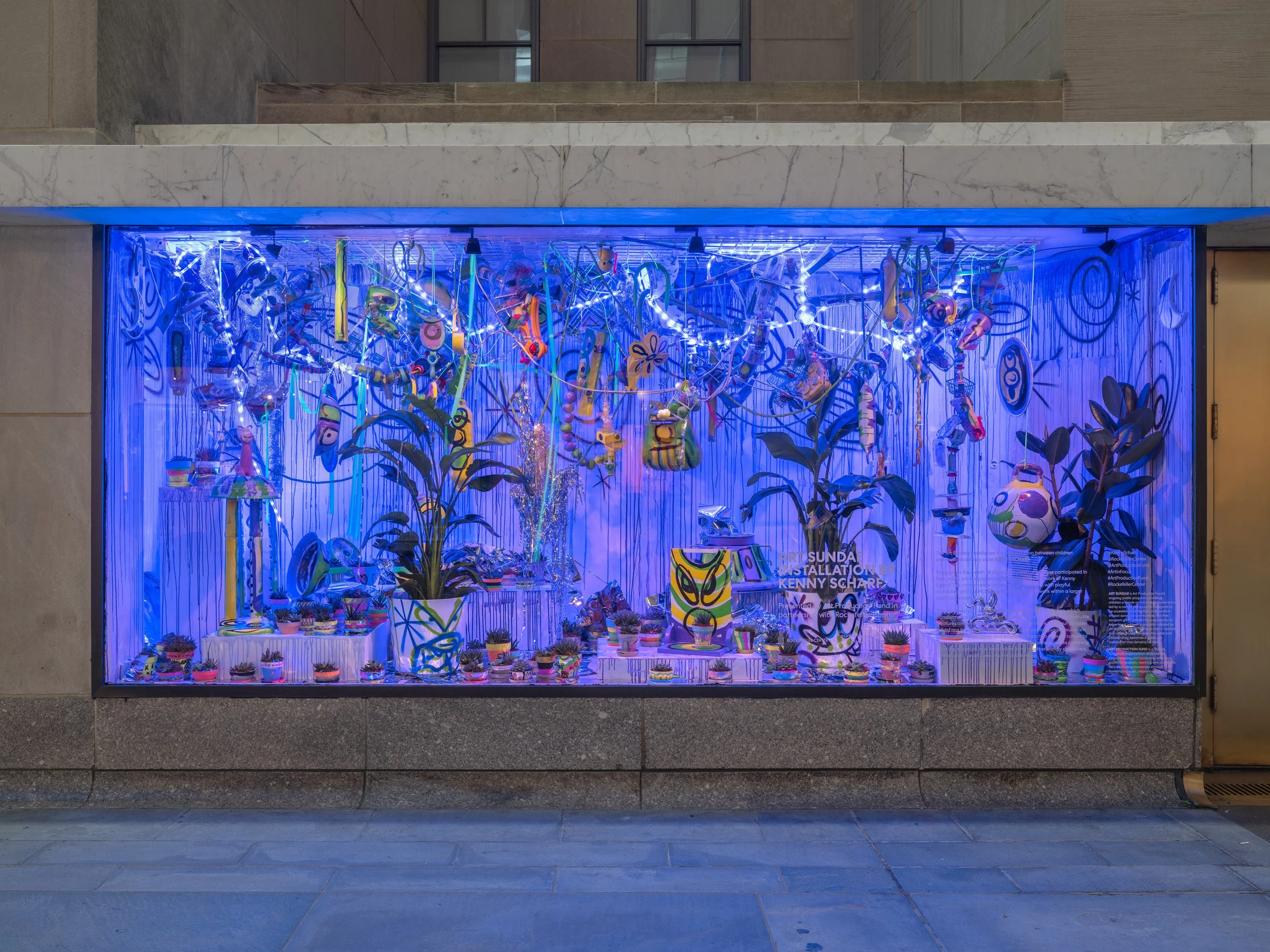 ART SUNDAE WITH KENNY SCHARF AT ROCKEFELLER CENTER