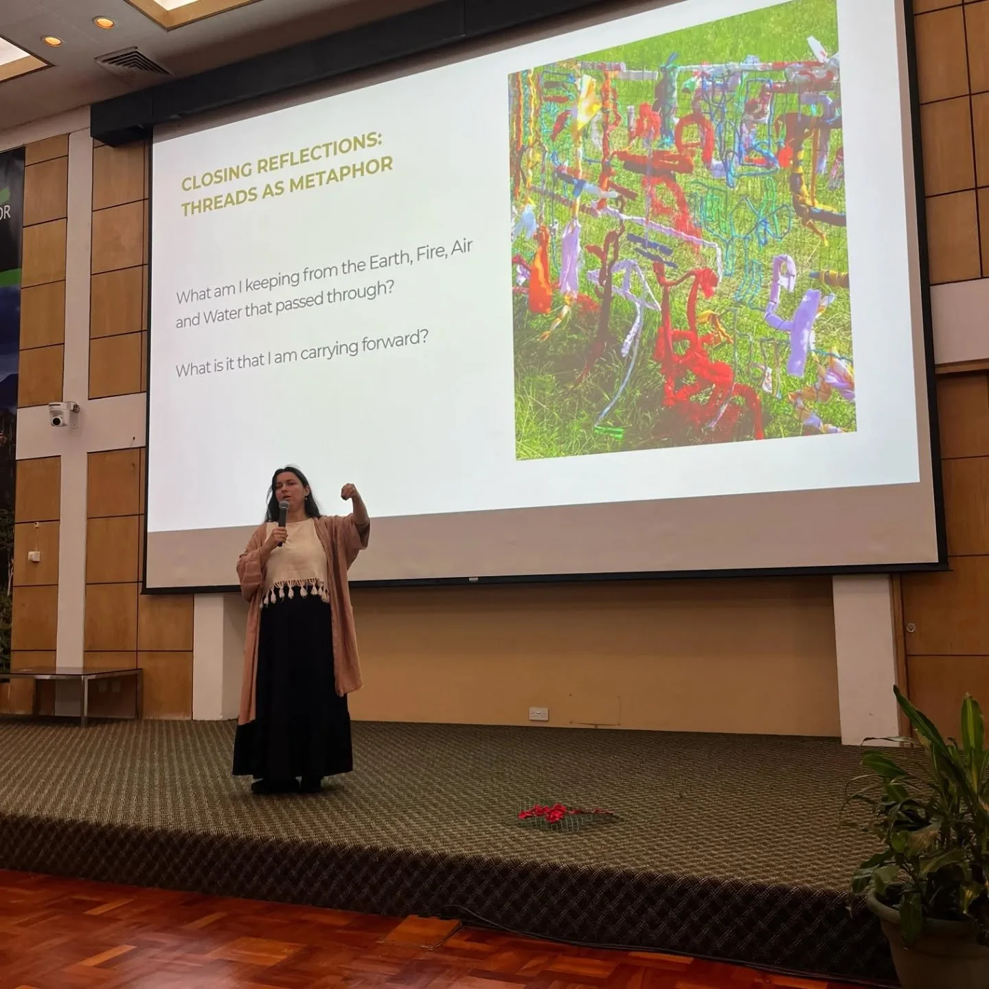 The fabric of our landscapes

My weaving work and my socioenvironmental work at the @globallandscapesforum coming together. 

A collective artscape created as part of the Africa Community and Action Assembly - a gathering of locally-led and youth org