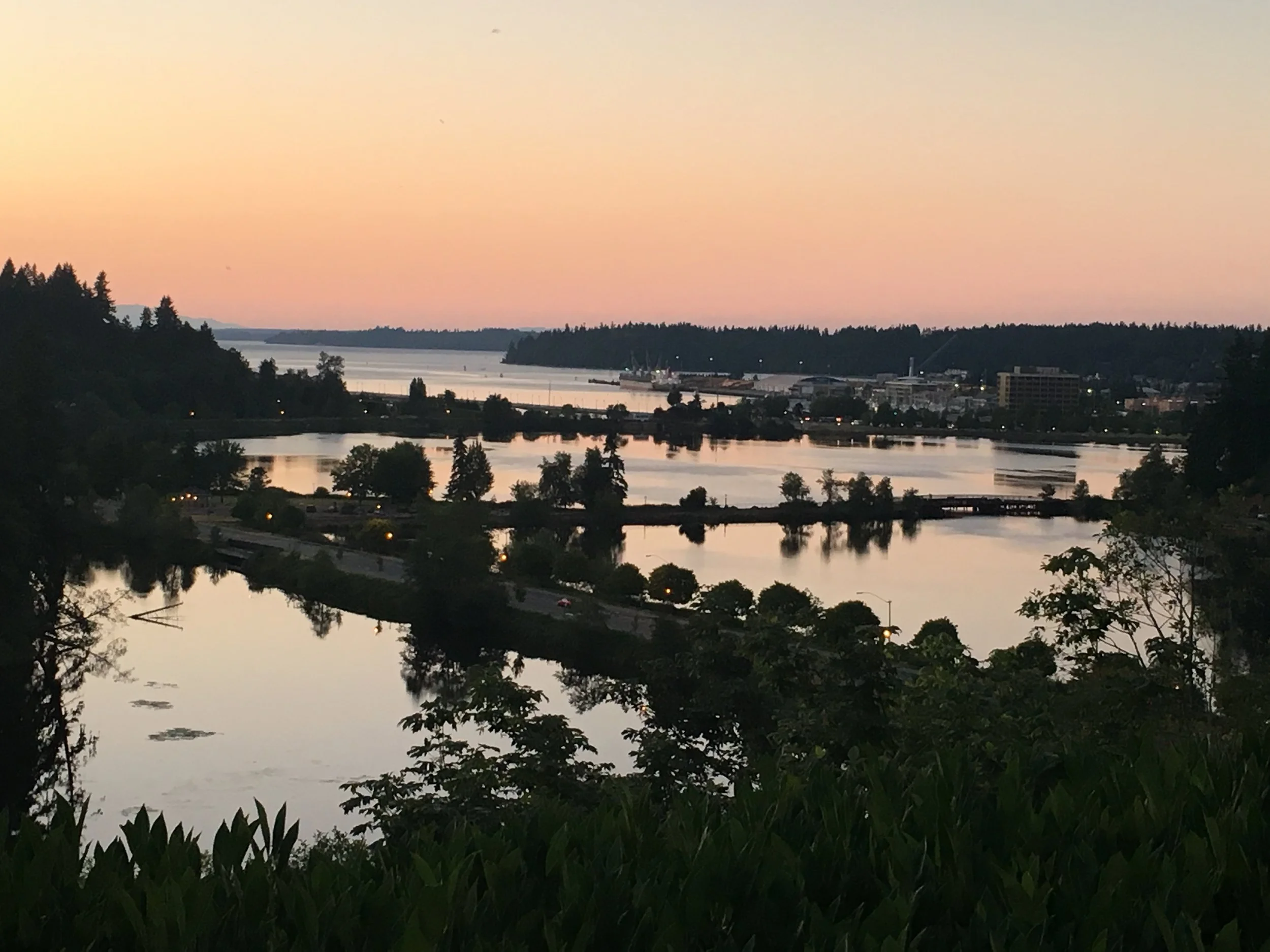 Overlooking Capitol Lake and Port