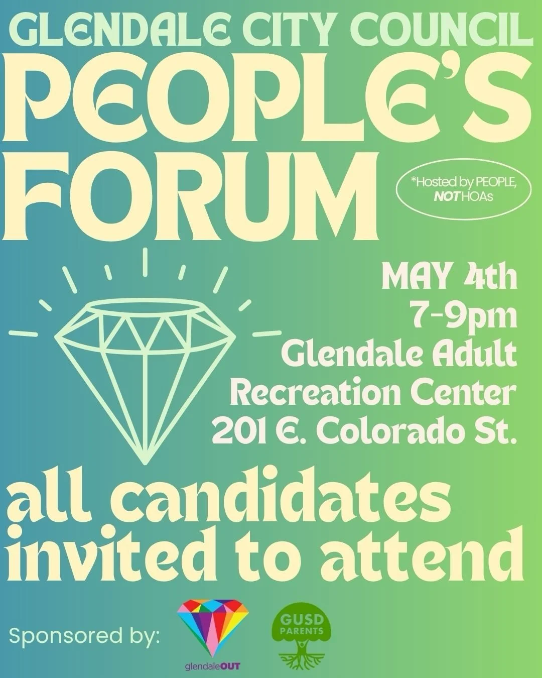 Join us for a candidate forum!