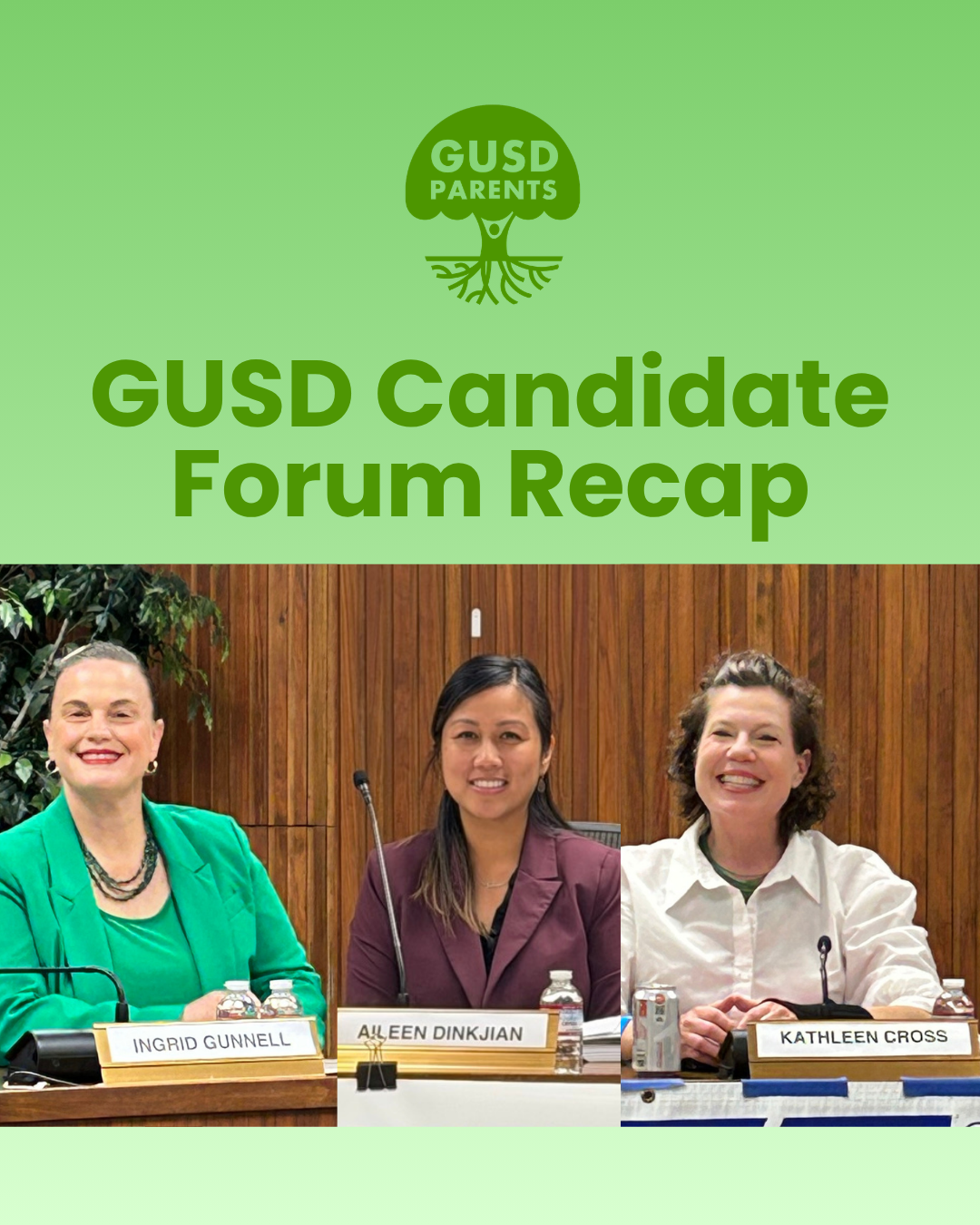 GUSD Candidate Forum Recap