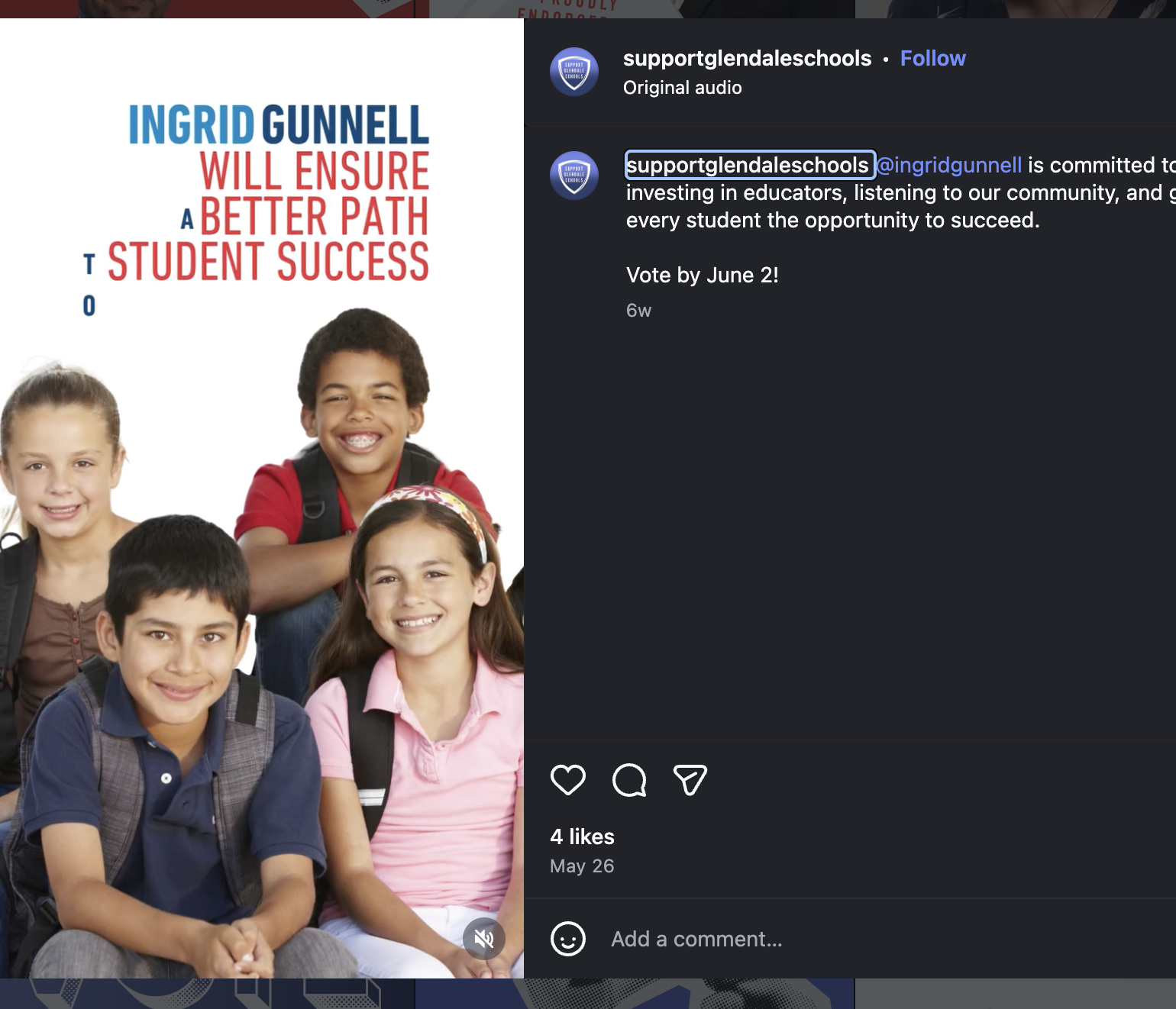 A sample Gunnell post