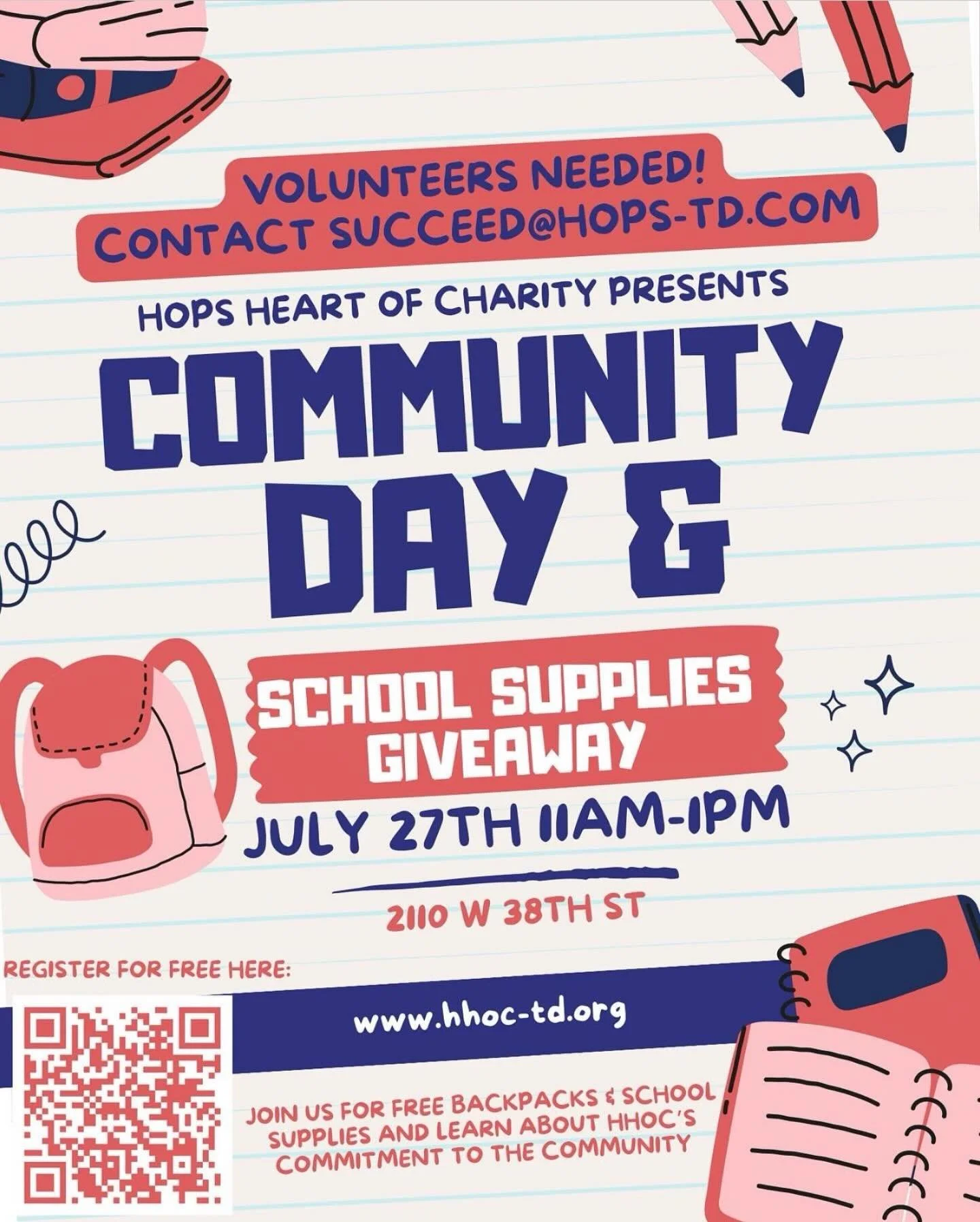 📍HHOC&rsquo;s Community Day 2025

🗓️ July 27th | 11AM&ndash;1PM

Future Black Leaders is excited to attend Hop&rsquo;s Heart of Charity&rsquo;s annual Community Day! 💙🖤

Last year&rsquo;s event had an amazing turnout, and we&rsquo;re proud to sup