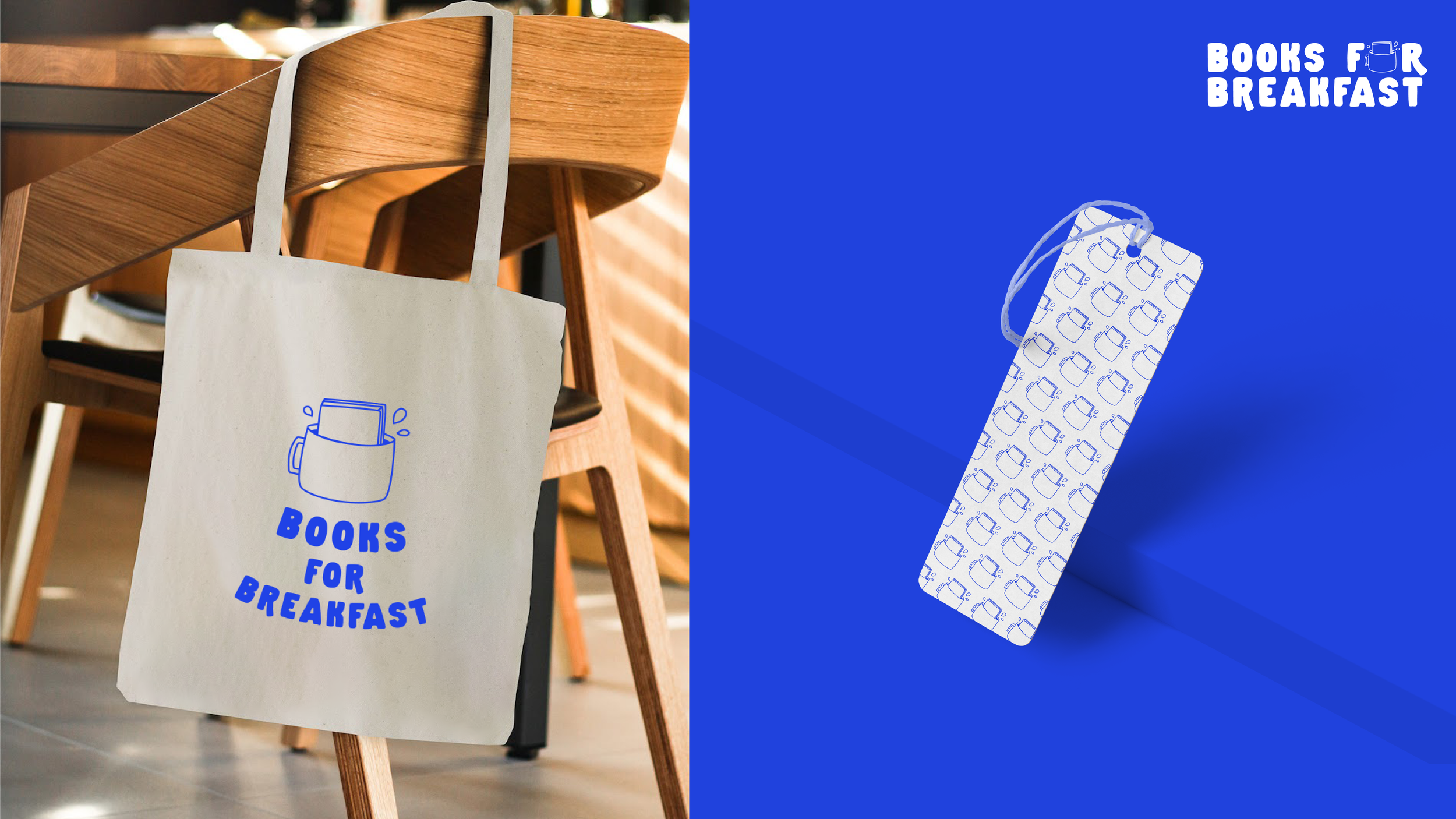 Tote bag and bookmark mockups