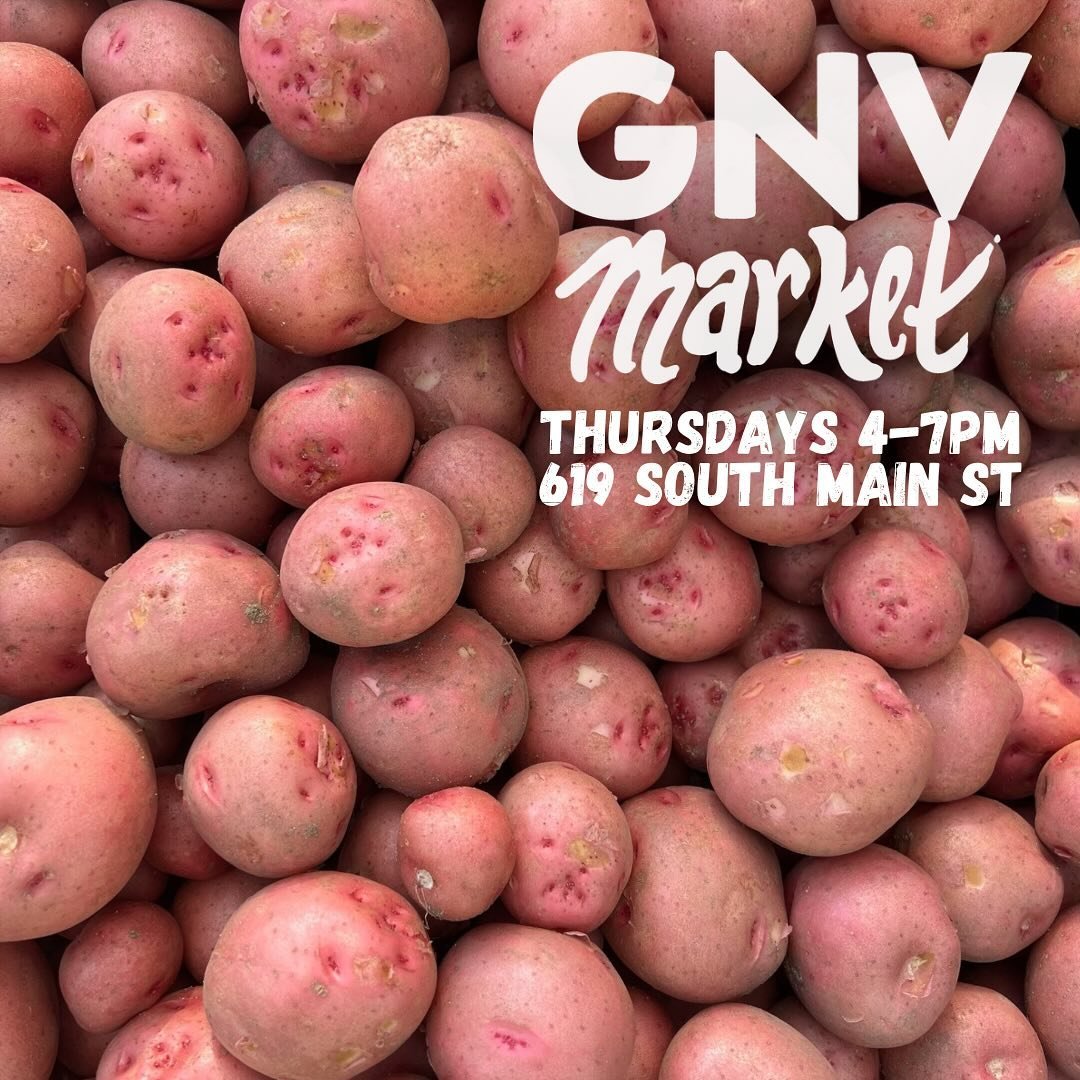 Our market is rain or shine and it looks like shine part will be just in time for the market! Come say hello and support your local farmers and crafts people!

Also @southmainstation.gnv has a new brewery! @grandschemebrewing will be open 4-10. Go ch