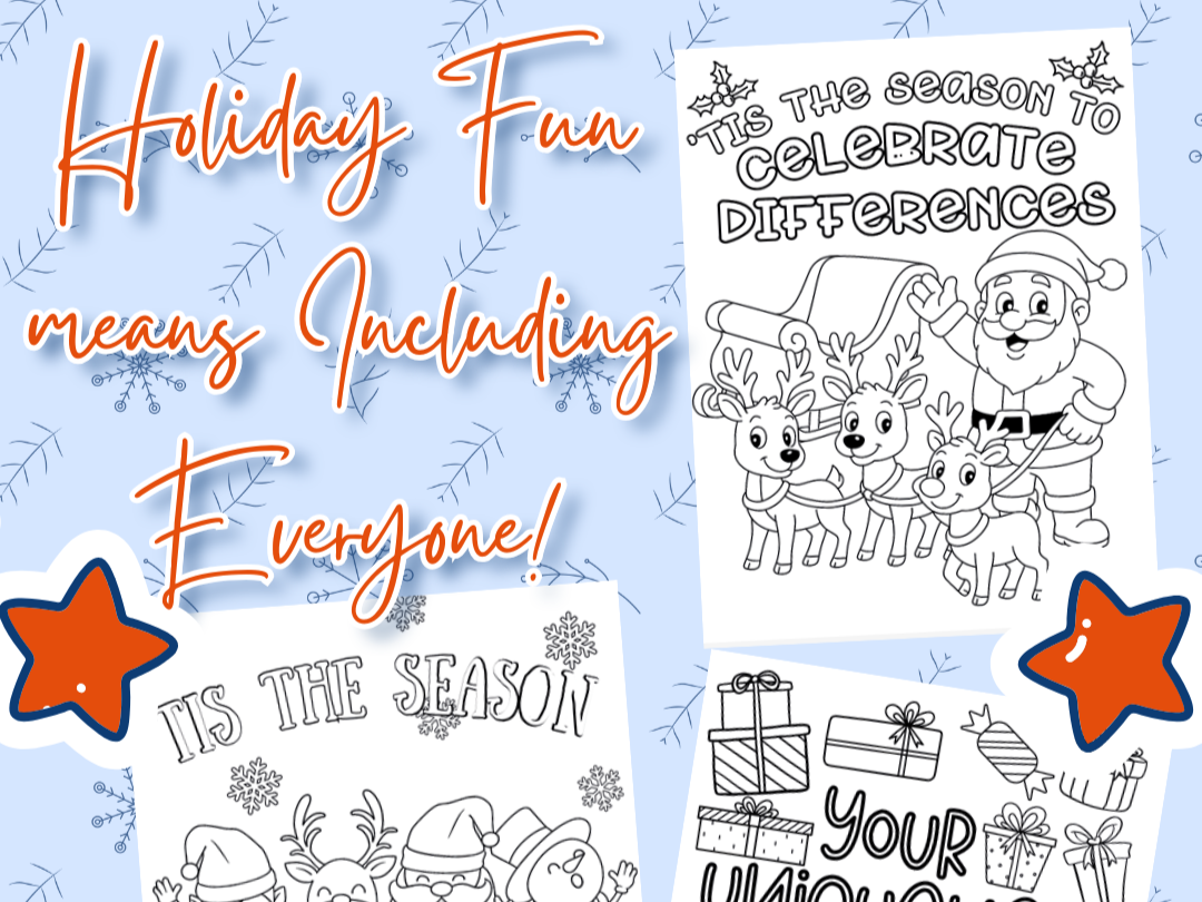 Winter Holiday Coloring Sheets