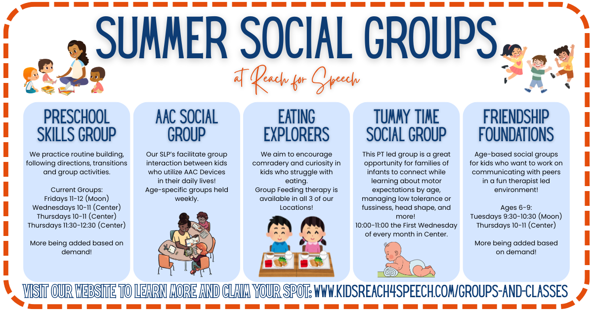 2026 Summer Groups at Reach for Speech