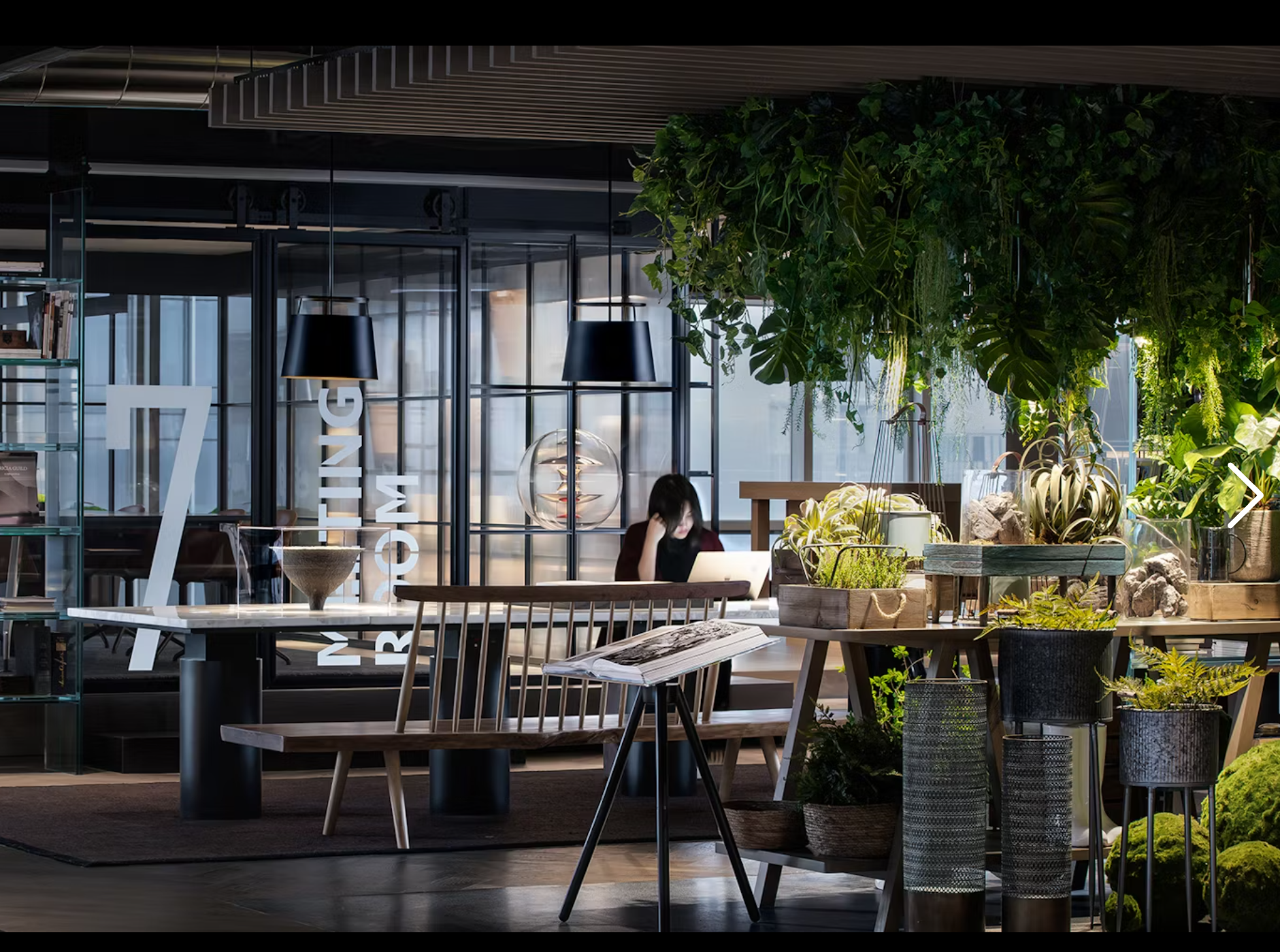 Modern Industrial Co-Work Amenities design