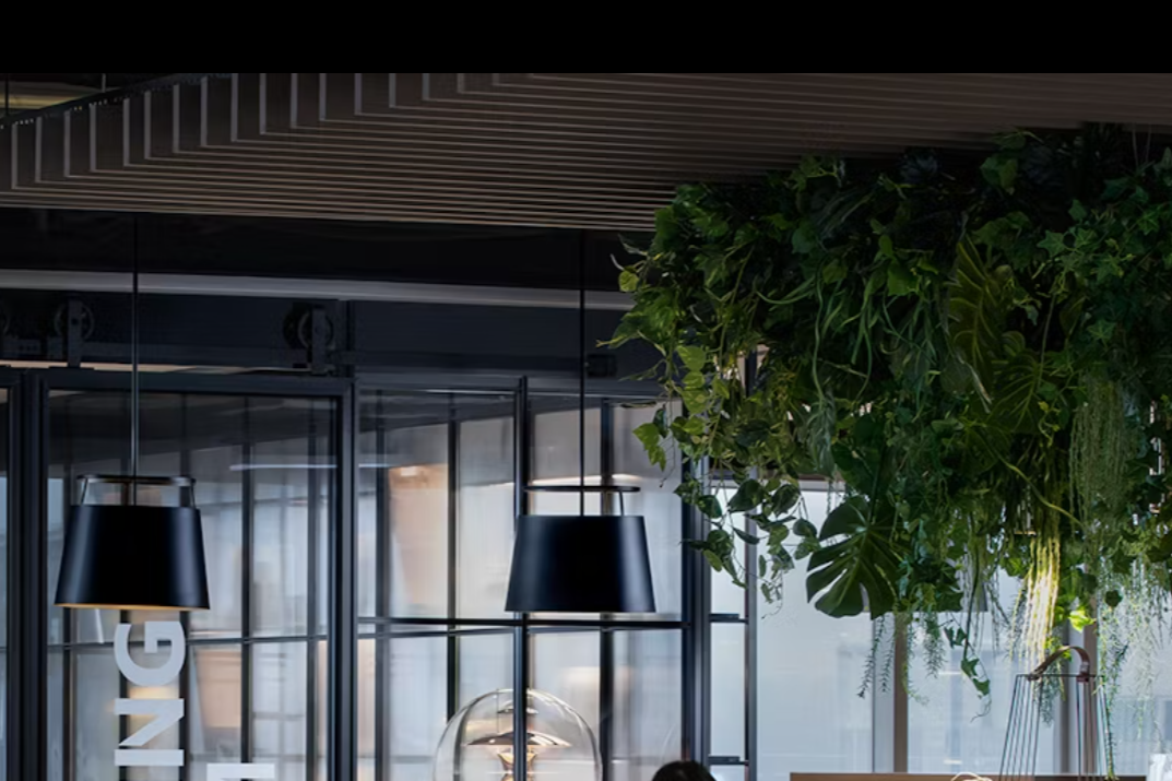 Modern Industrial Co-Work Amenities design