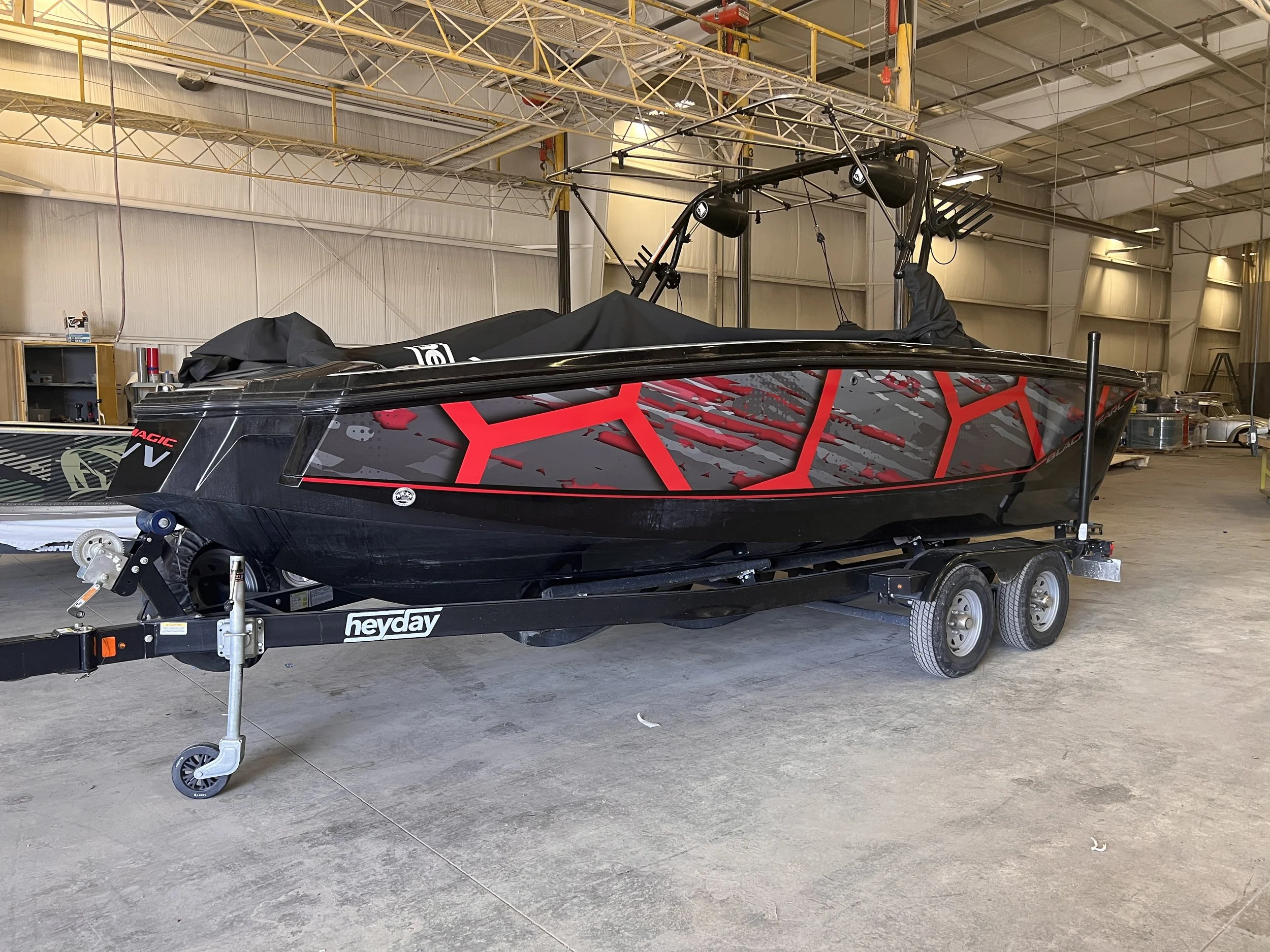 Red and Black Boat.JPG