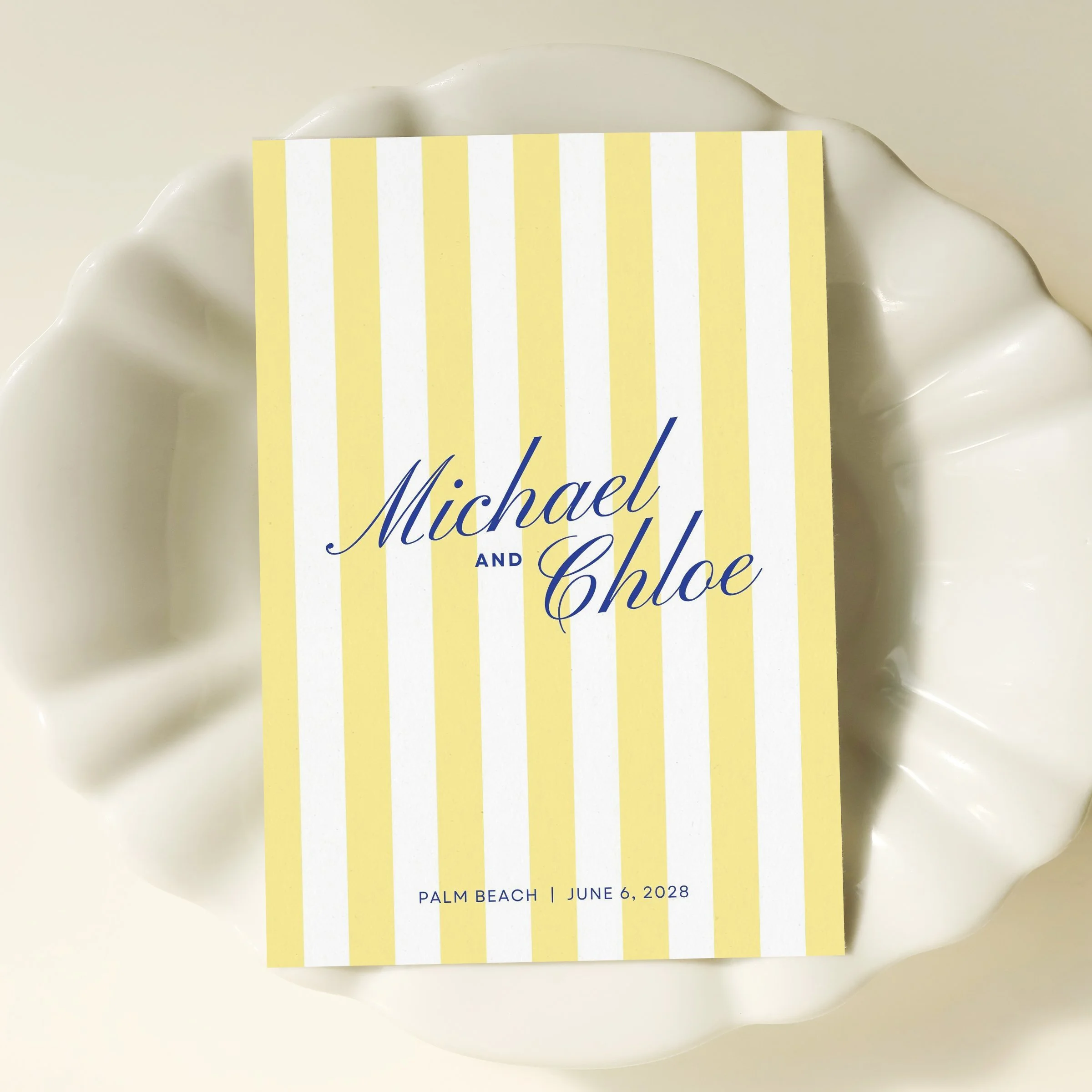 Wedding Dinner Menu Canva Template
