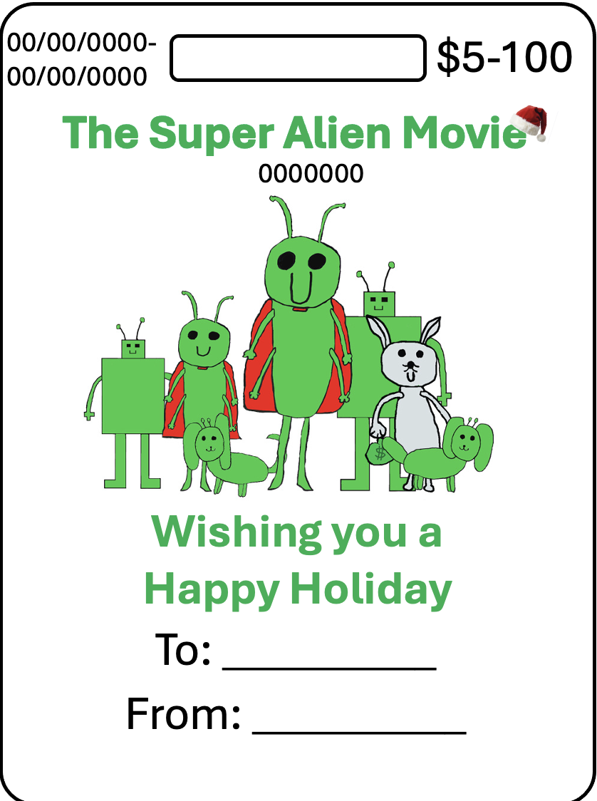 Super Alien Gift Card