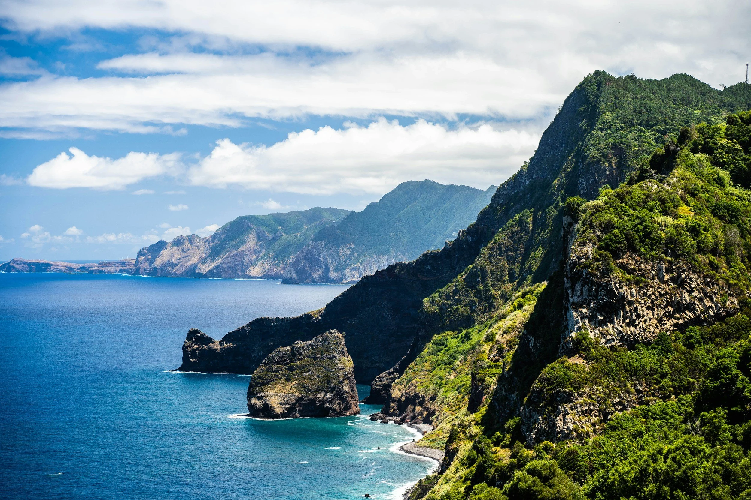 Atlantic views from Madeira corporate retreat  levada hike