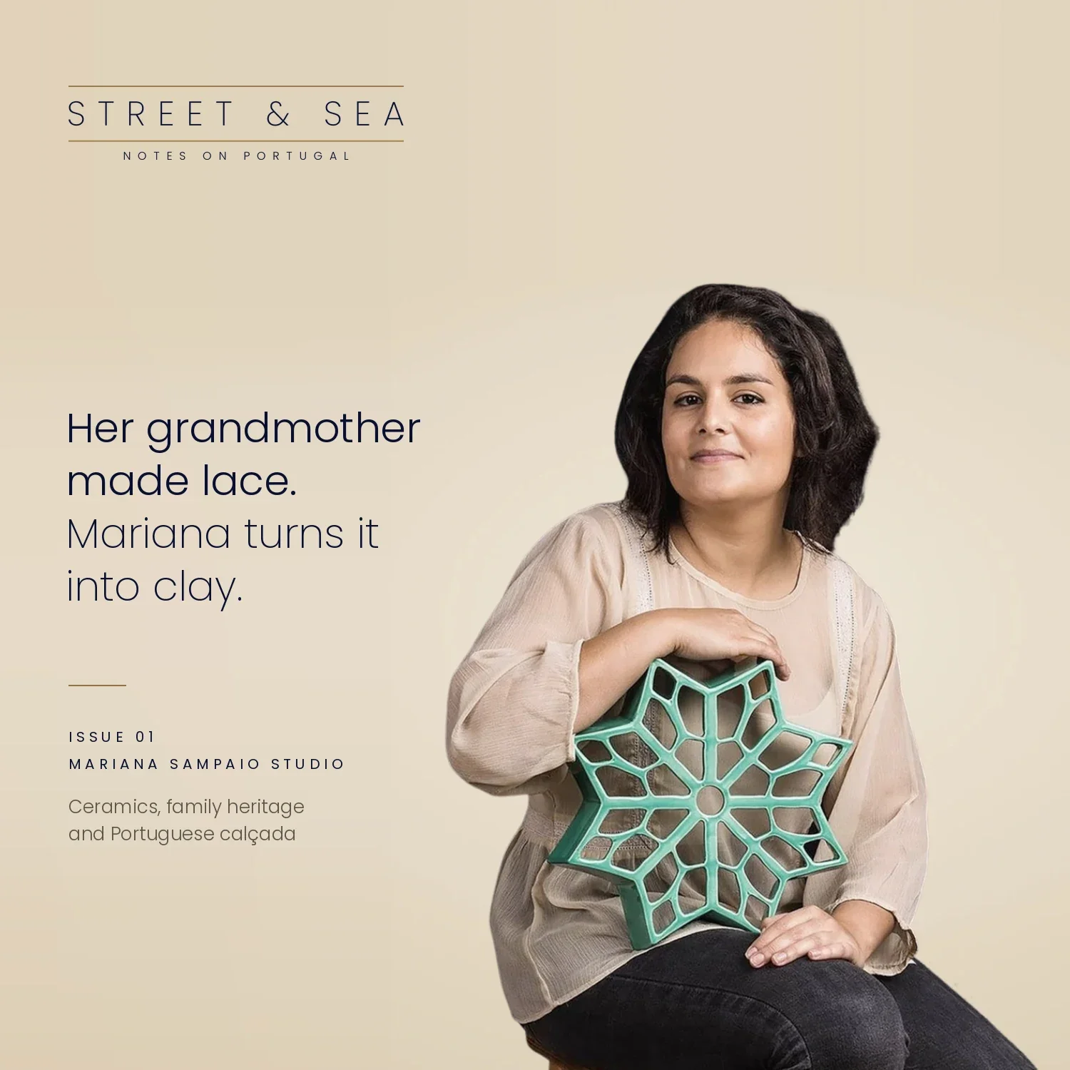 Her Grandmother Made Lace. Mariana Turns It Into Clay.