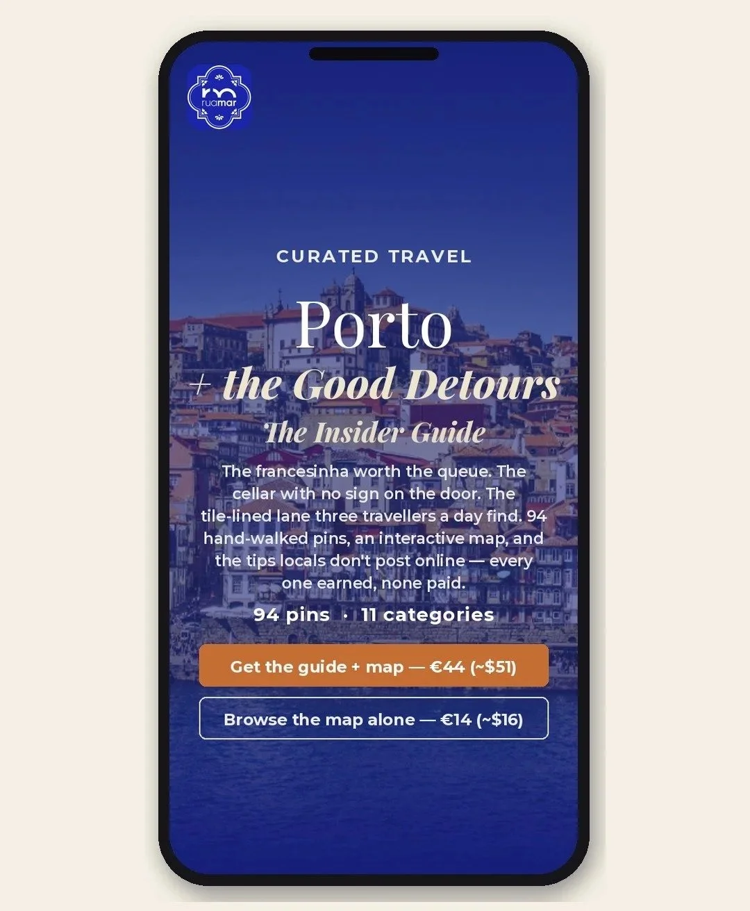 Get the full guide + map — €44