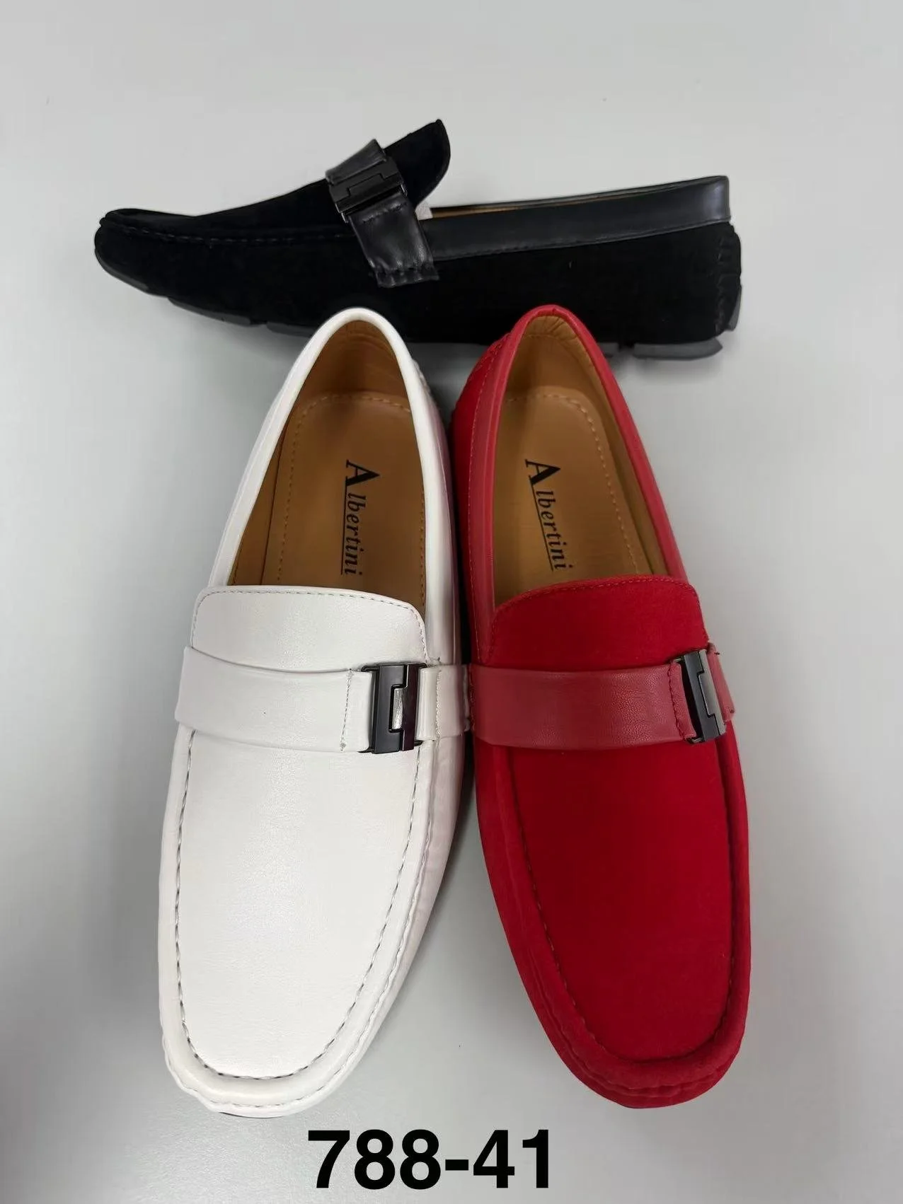 Elegant Leather Loafers Collection 788-41