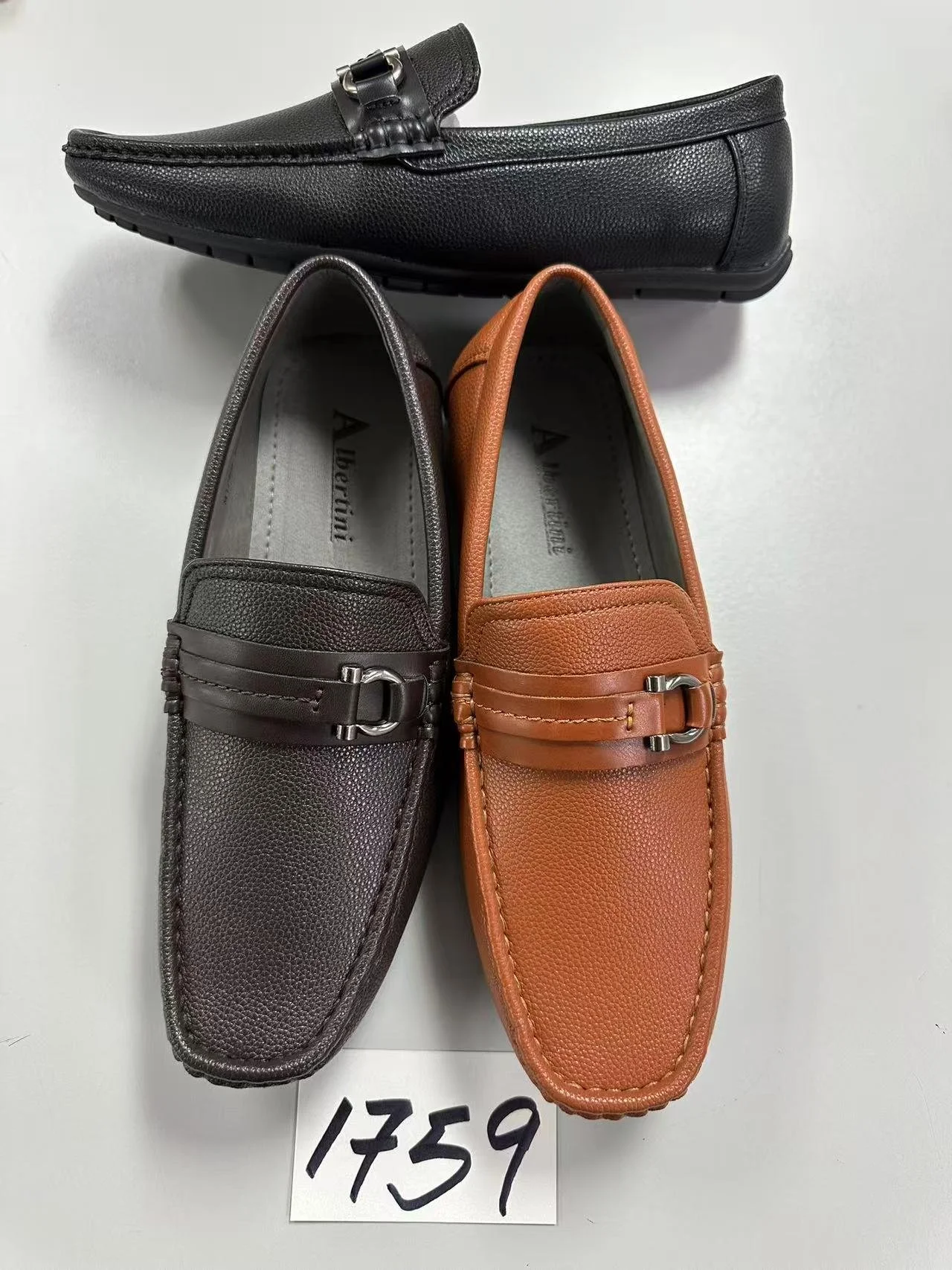 Premium Loafers with Buckle Detail 1759