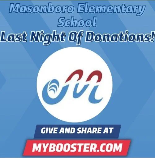 🚨Last chance to donate before our Masonboro Elementary Fun Run! 🚨We are have REACHED our goal of $30,000, whic means Mr. Kilpatrick will be pied in the face AND slimed tomorrow! Can you help us surpass our goal?🙏 Every donation, no matter what siz