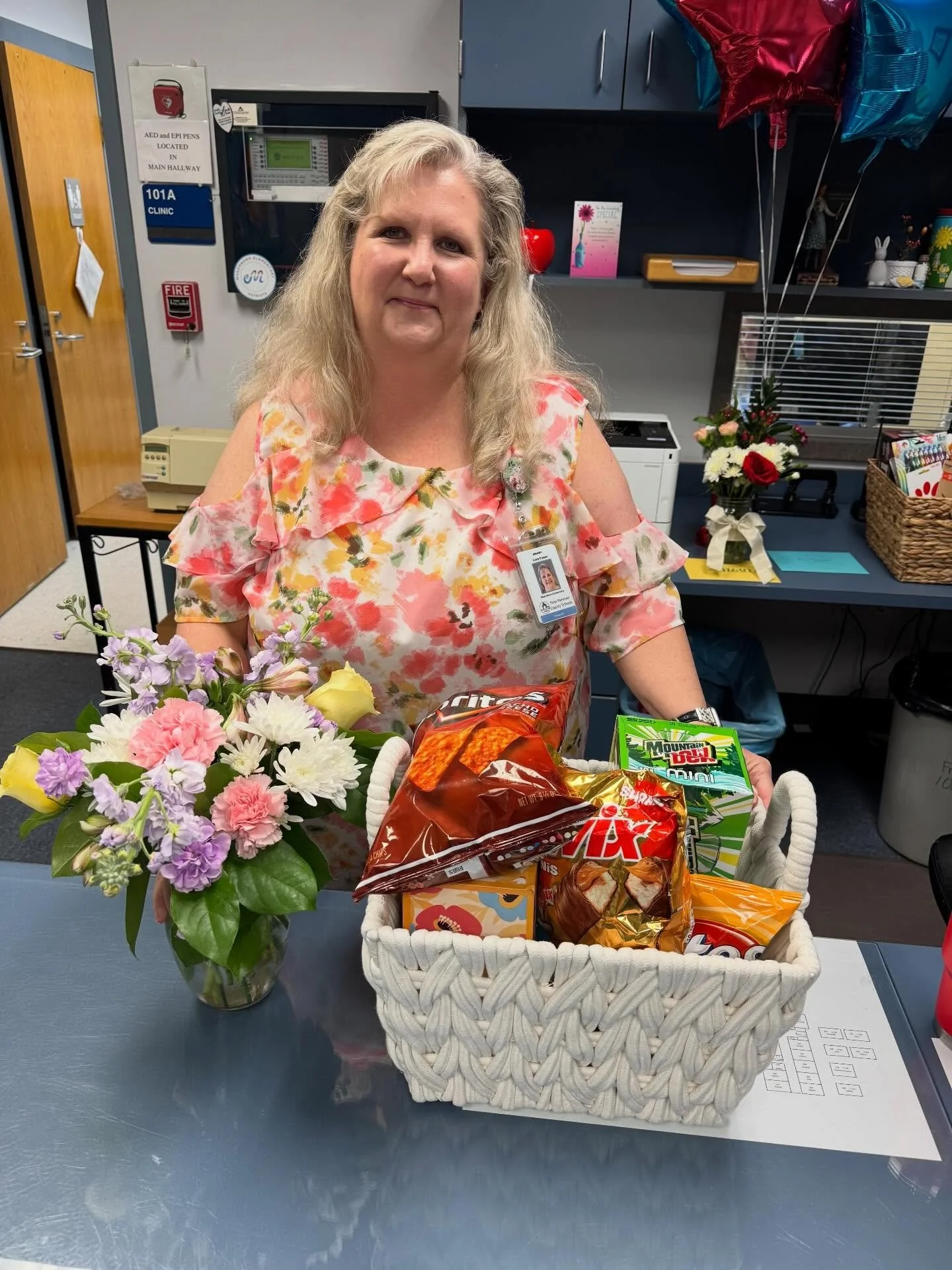 We recognized Administrative Professional&rsquo;s Day with surprises for Mrs. Donner, Mrs. Frazier and Mrs. Boyette.