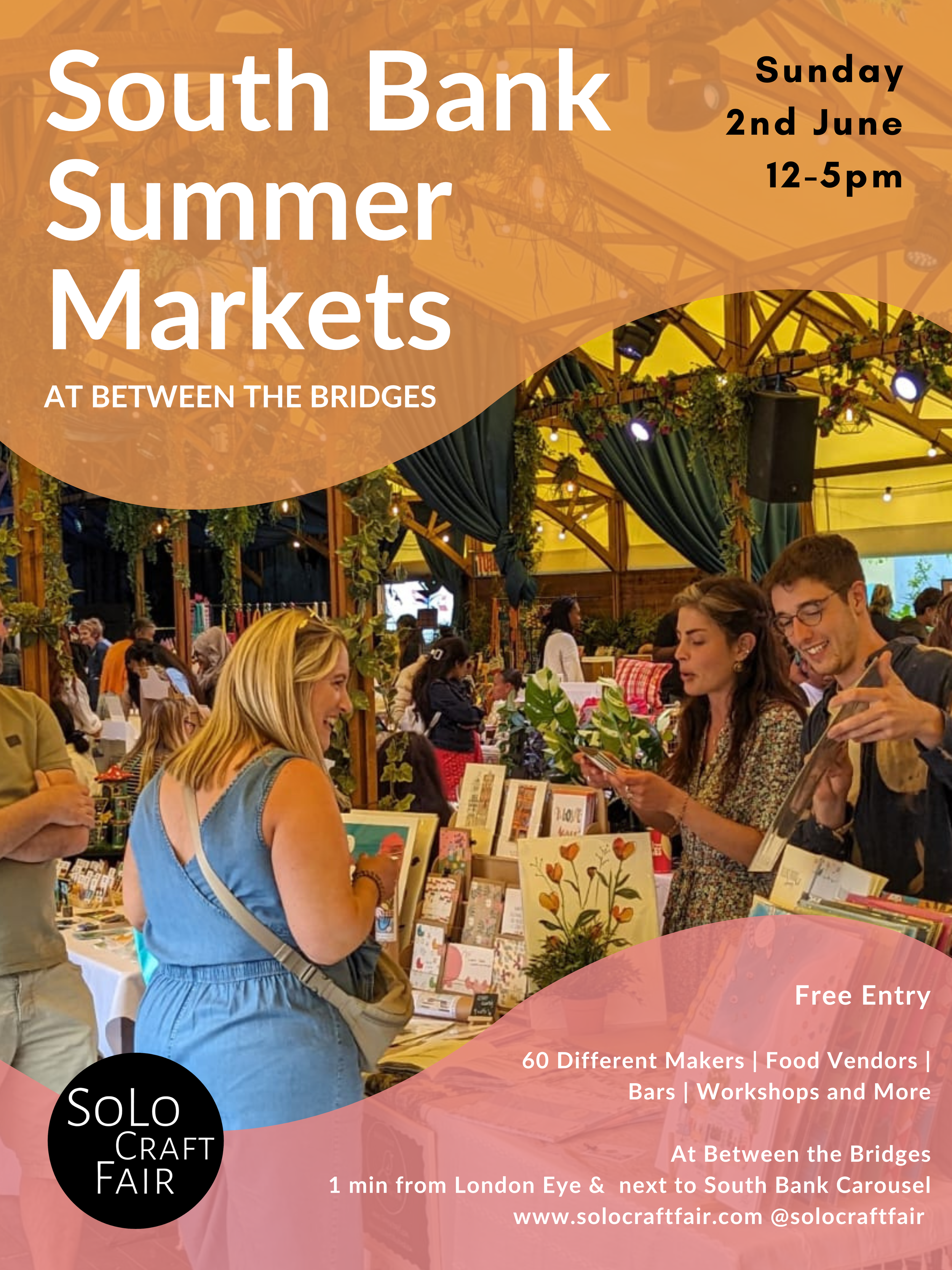 Solo Southbank Summer Market
Sun 2nd June 2024