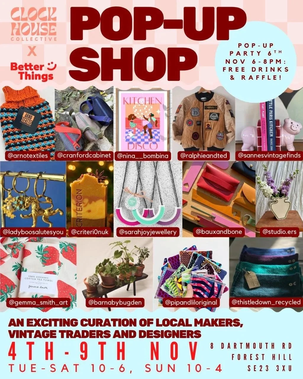 CloHoCo x Better Things Pop-Up 4-9 Nov 2025