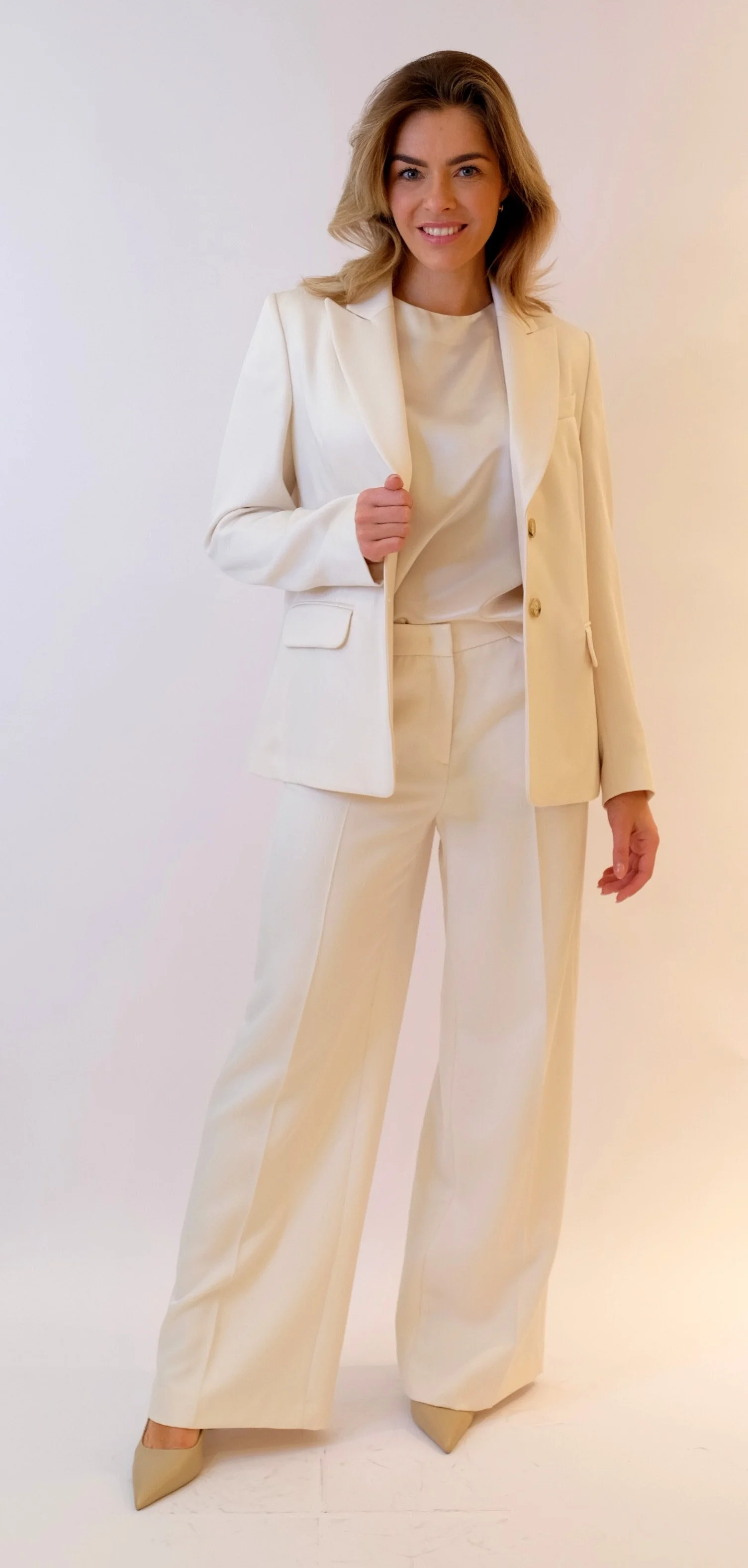 luisa cerano broekpak wit