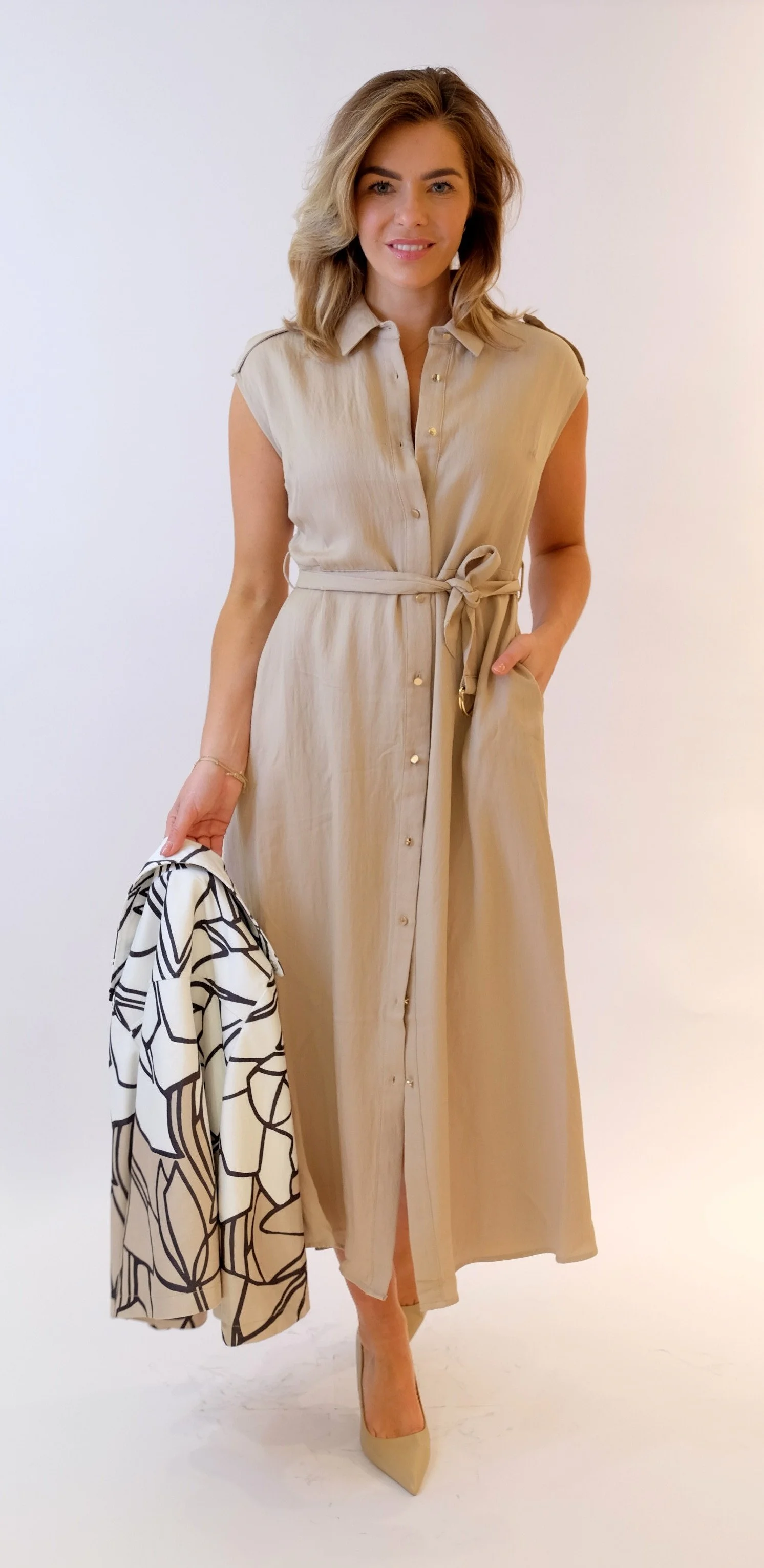 Joseph Ribkoff jurk beige