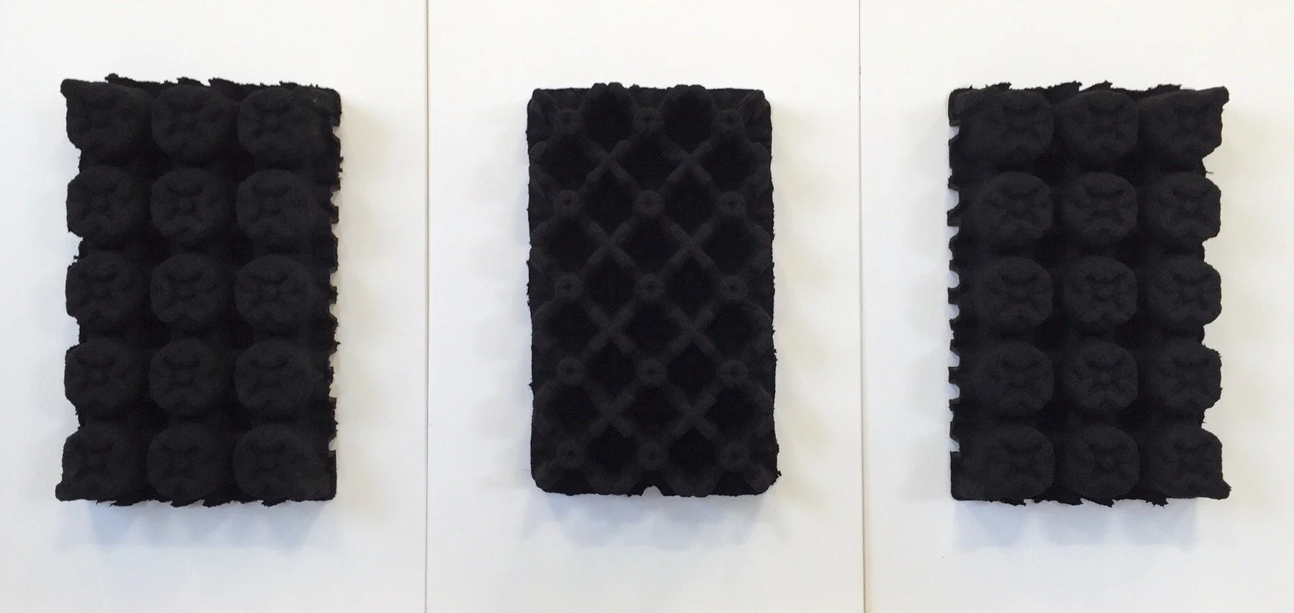 Black boxes, 2017
Mixed media, 25 x 14 in (3PCS)