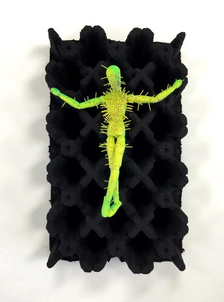 Super star, 2017
Mixed media, 20 x 12 in 