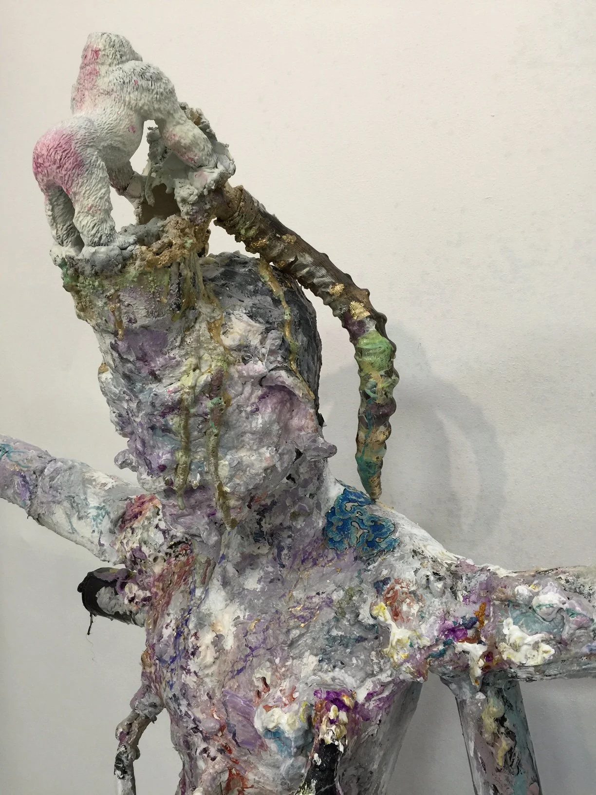 Detail of Fractured Man, 2015