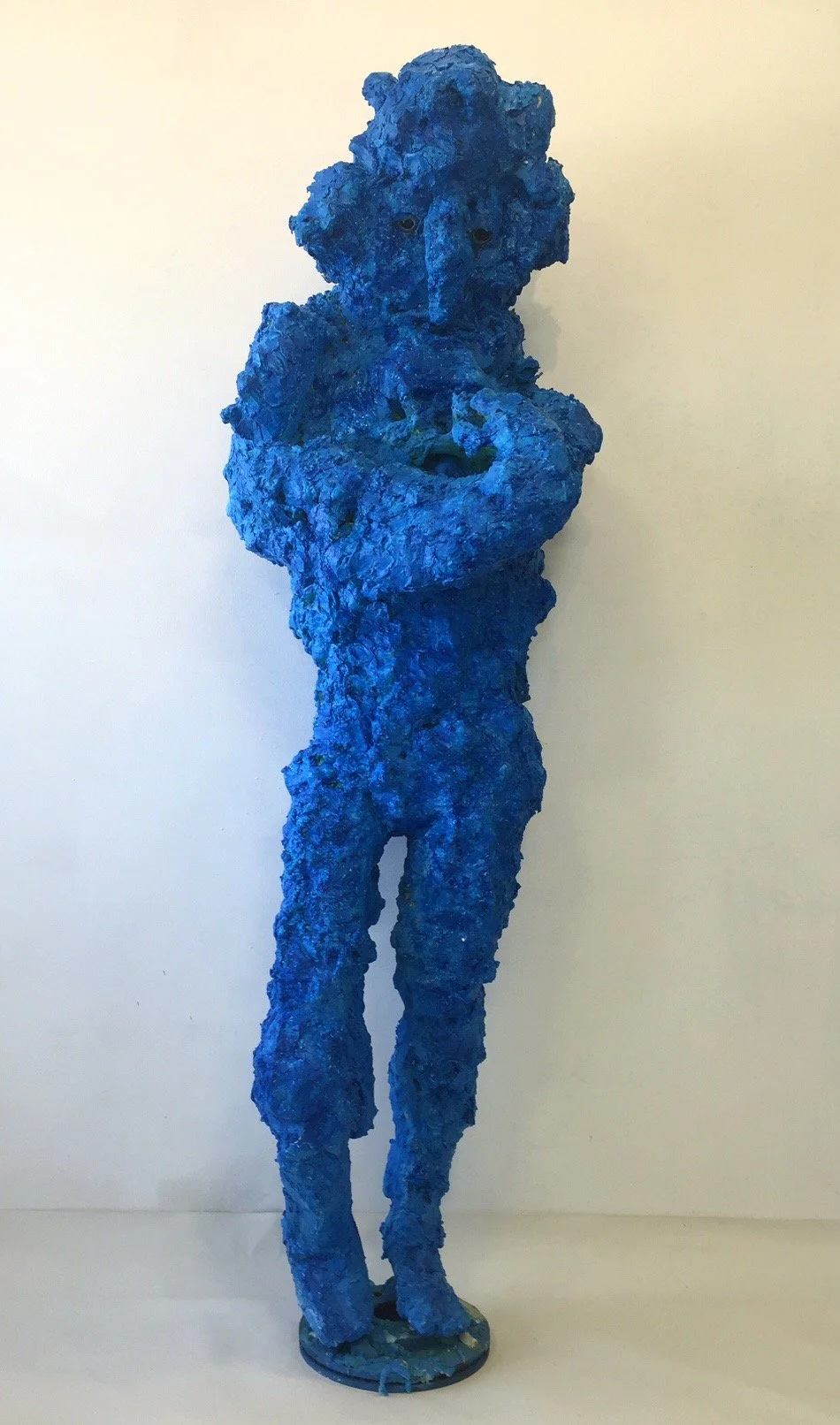 New Thinker III, 2016
Foam, plaster, epoxy clay, acrylic, spray paint, mixed media
96 × 24 ×  18in