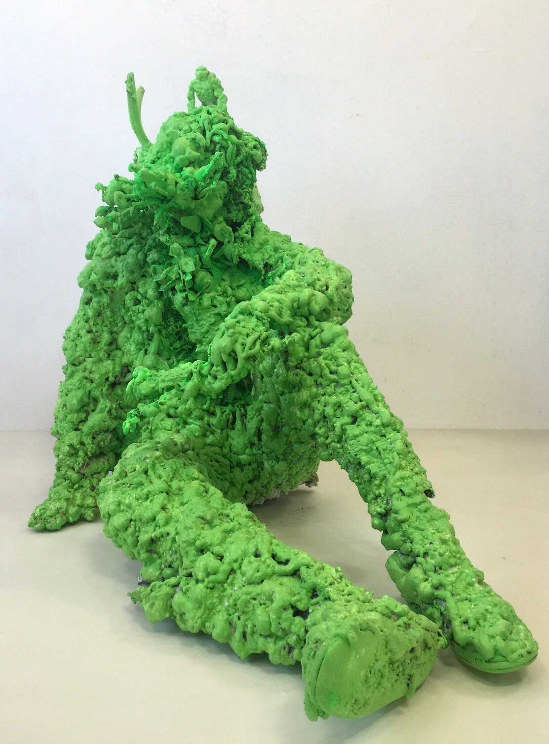 New Thinker IIII, 2016
Foam, plaster, epoxy clay, acrylic, spray paint, mixed media
54 × 30 × 67 in