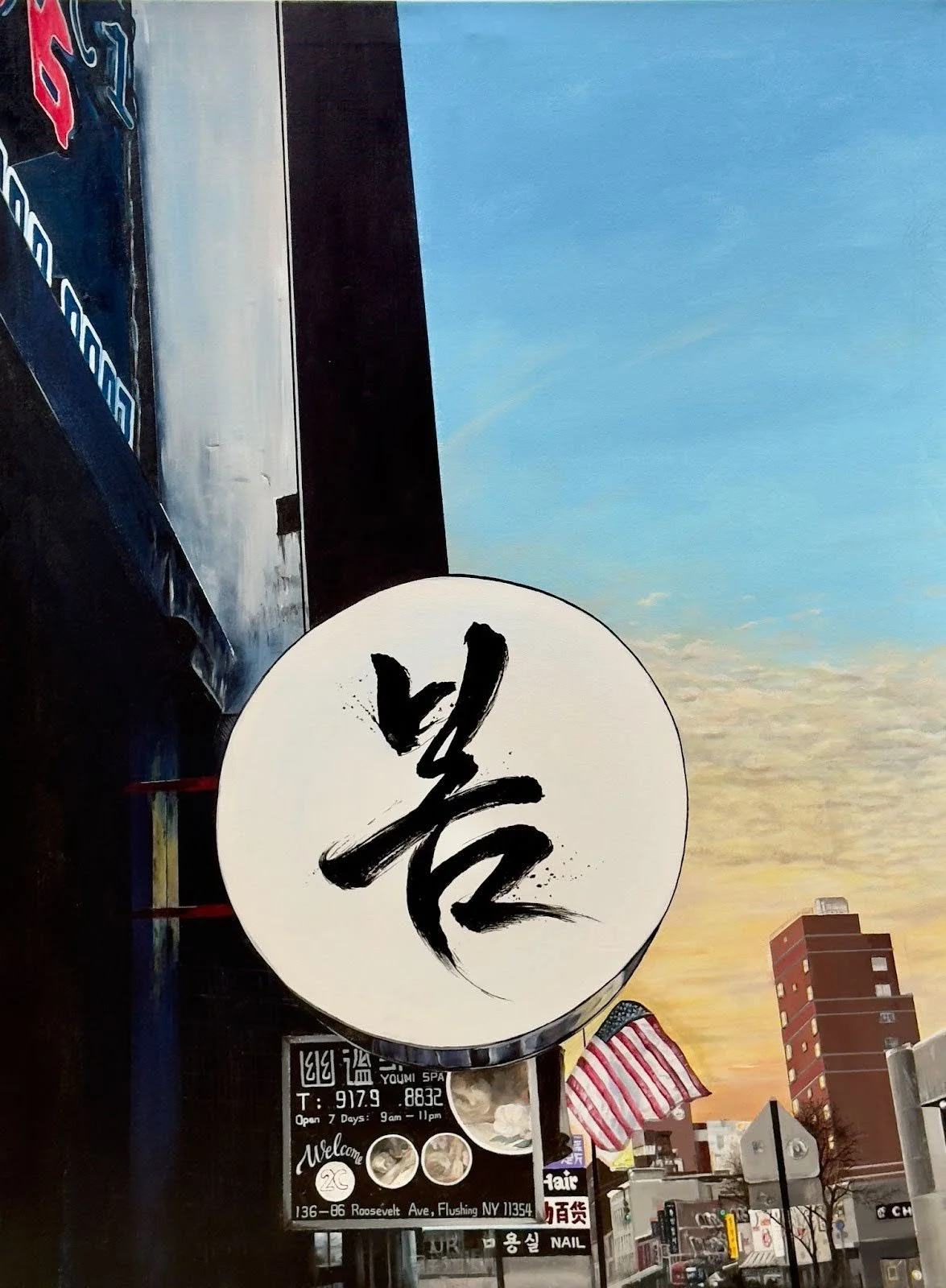 Spring, 2025 acrylic on canvas 40 x 30 inches