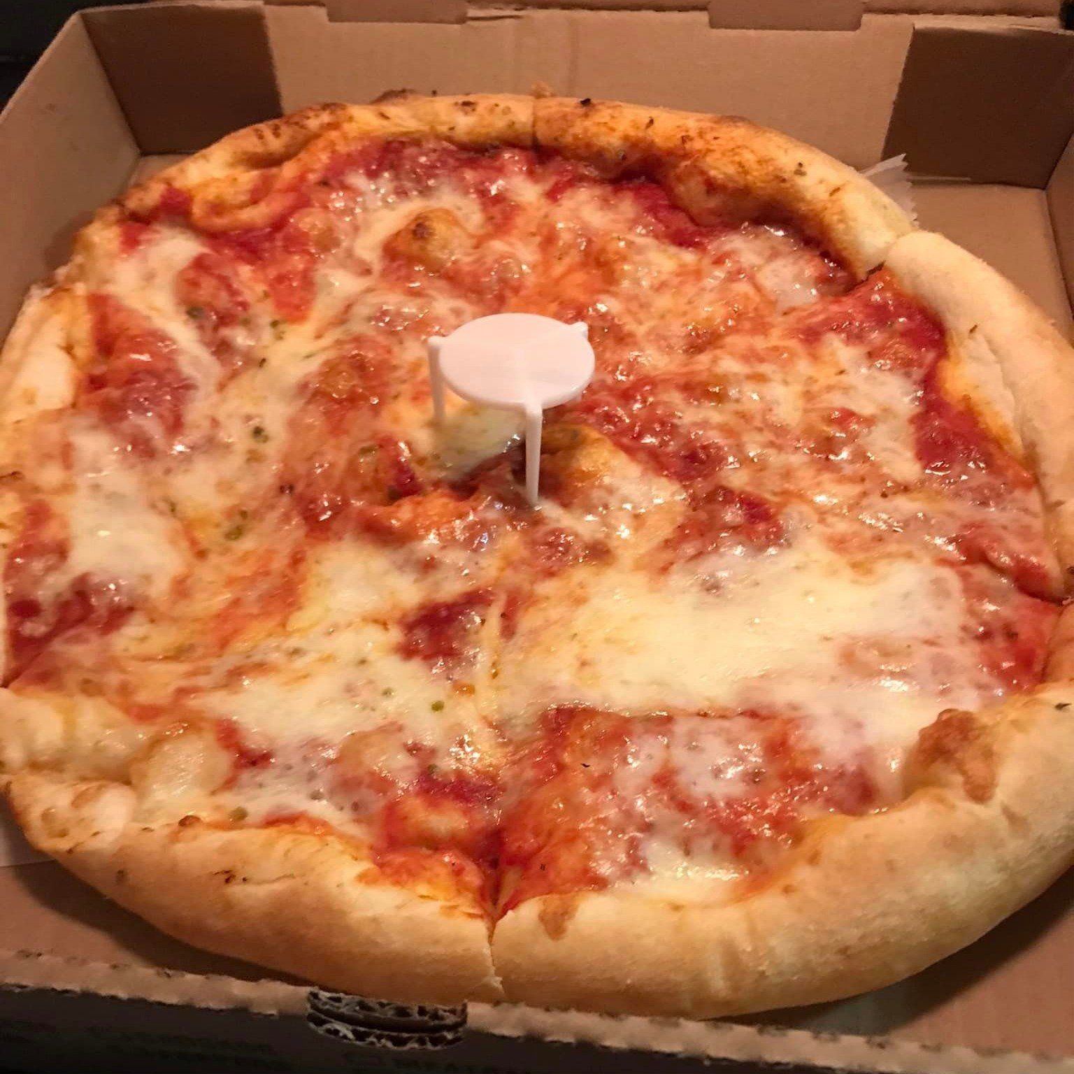 🧀 Cheese whiz, this is gonna be awesome&hellip; Get ready to take a cheesy trip to happiness with our incredible cheese pizza! Each bite is a slice of pure joy, loaded with ooey-gooey goodness that'll make your taste buds do the happy dance! (Photo 
