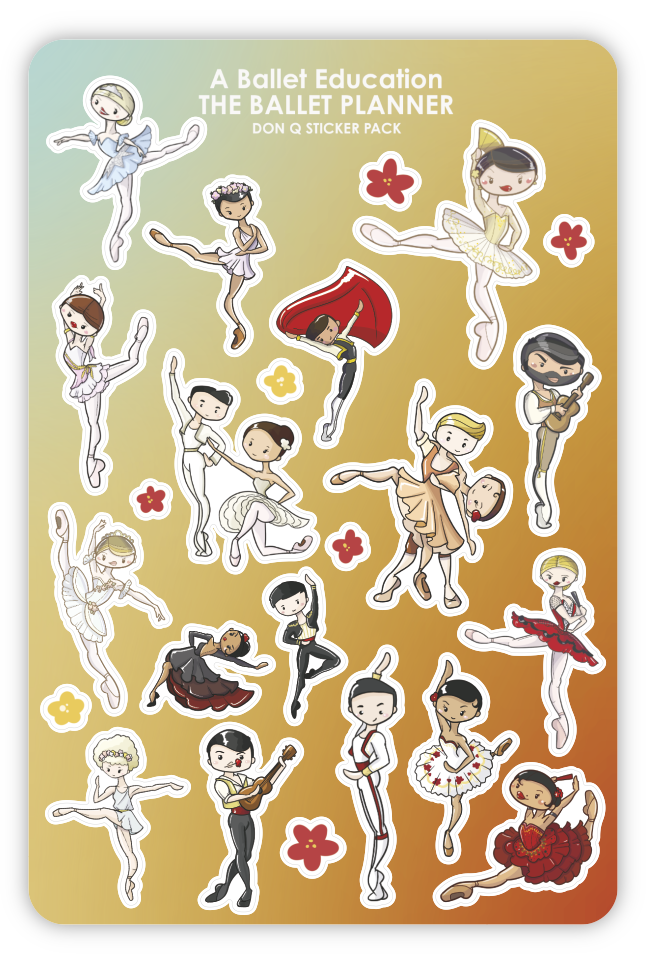 Don Q Sticker Sheet — The Ballet Directory