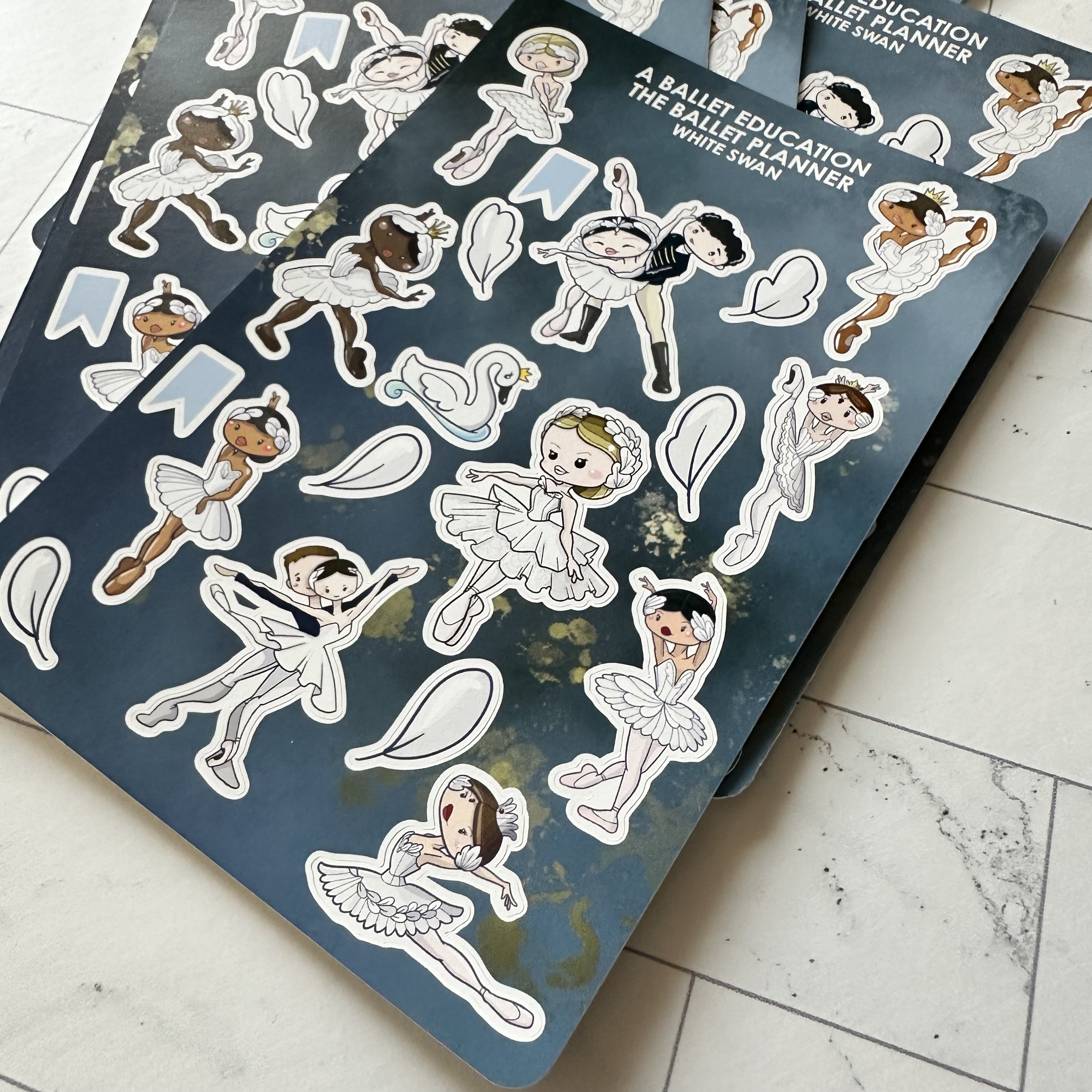 Ballet Swan Lake Kawaii Cute Sticker_0822.jpeg