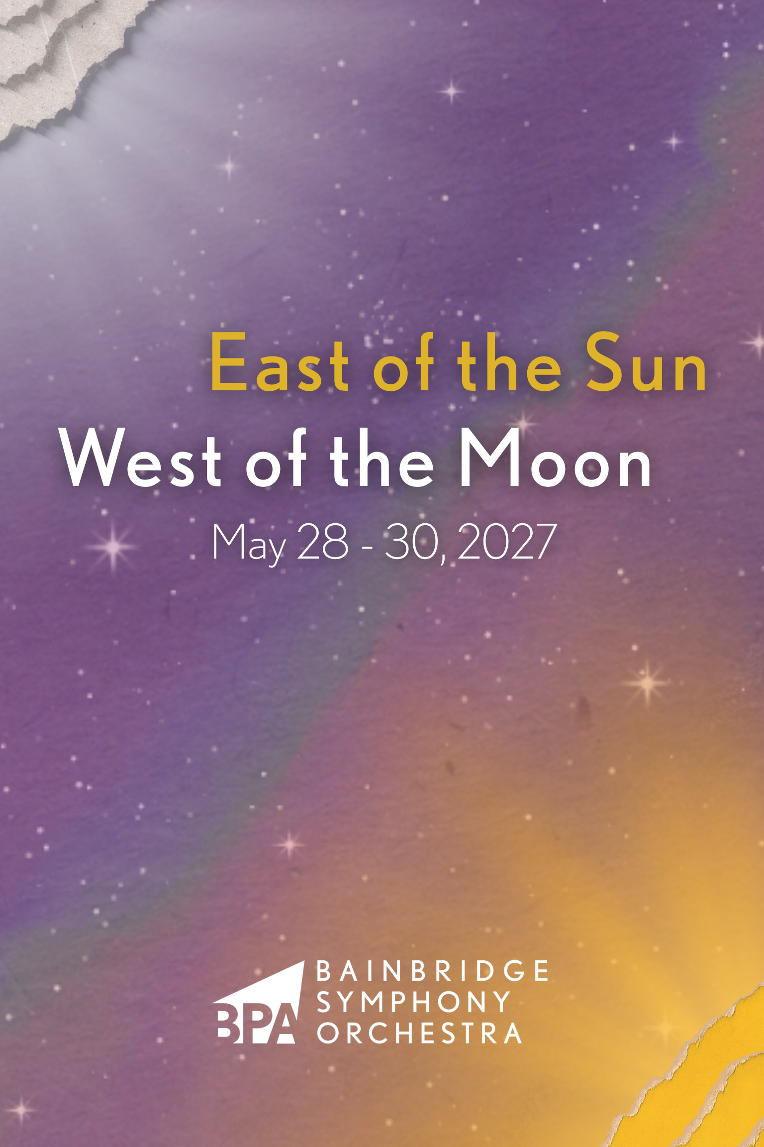 Bainbridge Symphony Orchestra Presents: East of the Sun, West of the Moon