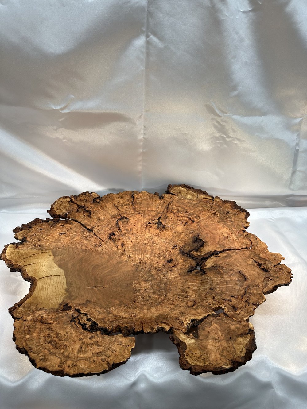 Black Cherry Burl Plate / Art Piece - Justin Mang Woodworx