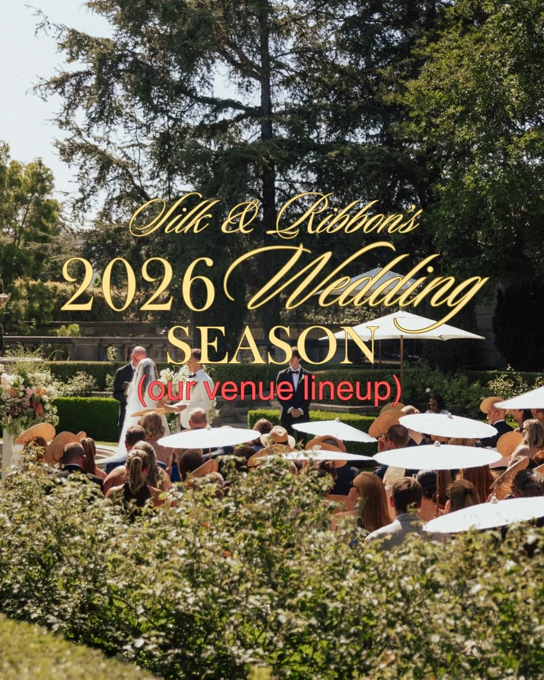 where you&rsquo;ll find the Silk &amp; Ribbon team this upcoming wedding season 🤍 

if you&rsquo;re still looking for a planner or day-of coordinator, let&rsquo;s chat! 💌 

#weddingplanner #weddingvenue #2026bride #2027bride #socalwedding