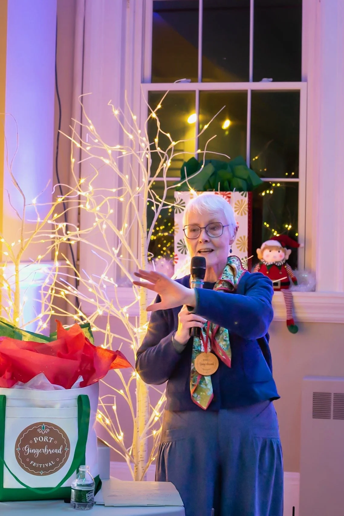 Mary announcing winners PGF 2025 credit Barbara Dowd.jpeg