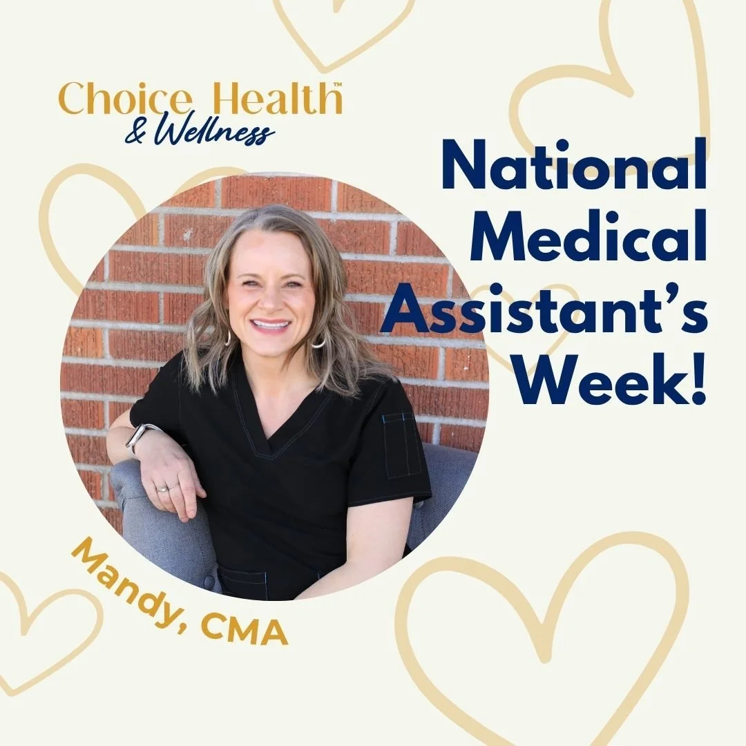 Happy Medical Assistant&rsquo;s Week to Mandy, CMA!
Your dedication, and compassion never go unnoticed. Whether you're taking vitals with a smile, keeping the clinic running smoothly behind the scenes, or offering comfort to patients when they need i