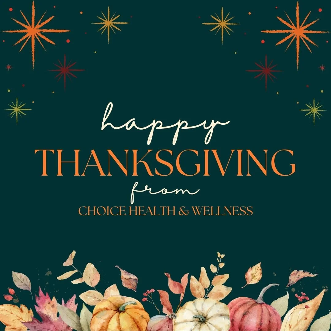 🦃 We&rsquo;re closed this Thanksgiving to spend time with our loved ones. Wishing you a joyful and restful holiday! See you back in the office on Monday!

#HappyThanksgiving #ChoiceHealthWellness #MosesLake #TurkeyDay