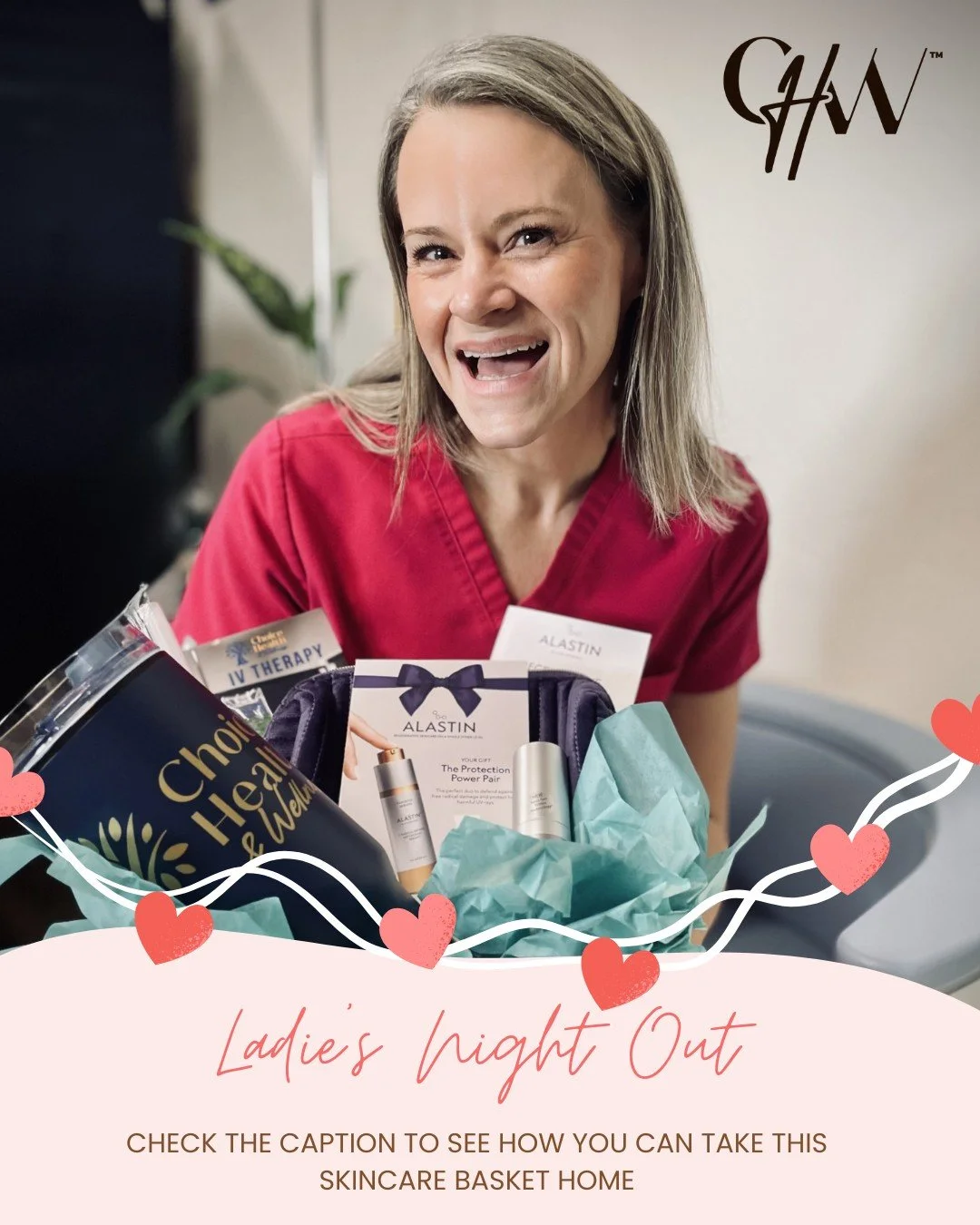 🎁✨ RAFFLE BASKET ALERT! ✨🎁

Mandy is holding the skincare basket we&rsquo;re donating for the Downtown Moses Lake Ladies Night Out raffle 😍🧴💕

Want a chance to win it? 👇
Come see us at Favored Farmhouse Coffee on Feb 12th! Join our FREE Rewards