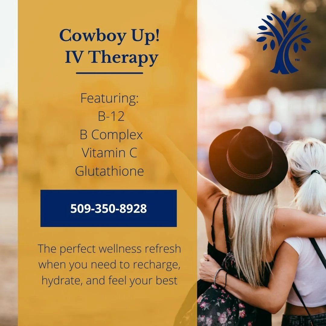 🤠⚡ GUESS WHO&rsquo;S BACK ⚡🤠

Our fan-favorite Cowboy Up IV has officially returned for a limited time only 🐎

Featuring:
✨ B-12
✨ B Complex
✨ Vitamin C
✨ Glutathione

The perfect wellness refresh when you need to recharge, hydrate, and feel your 