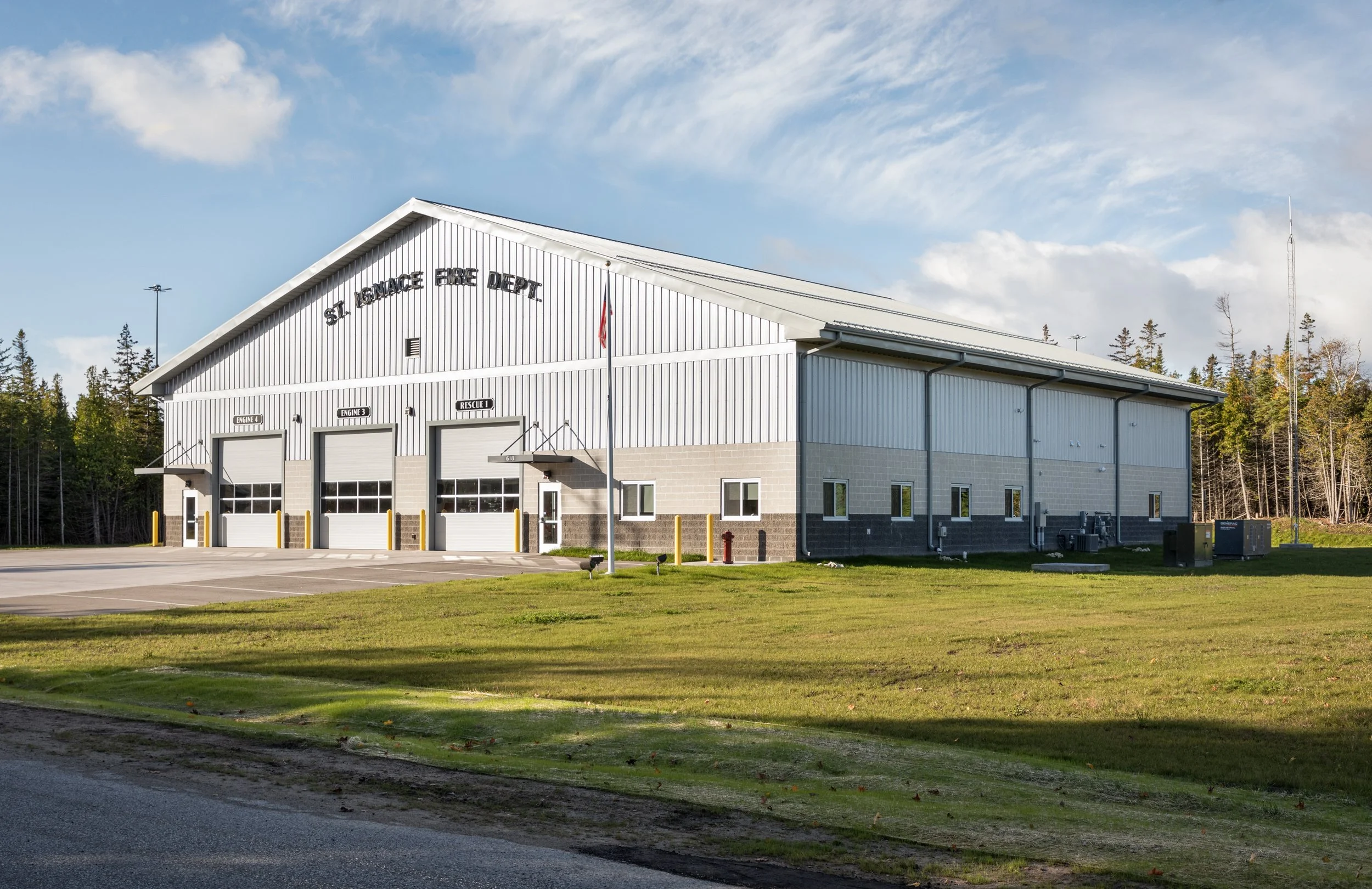 St. Ignace Fire Station — C2AE Architecture + Engineering