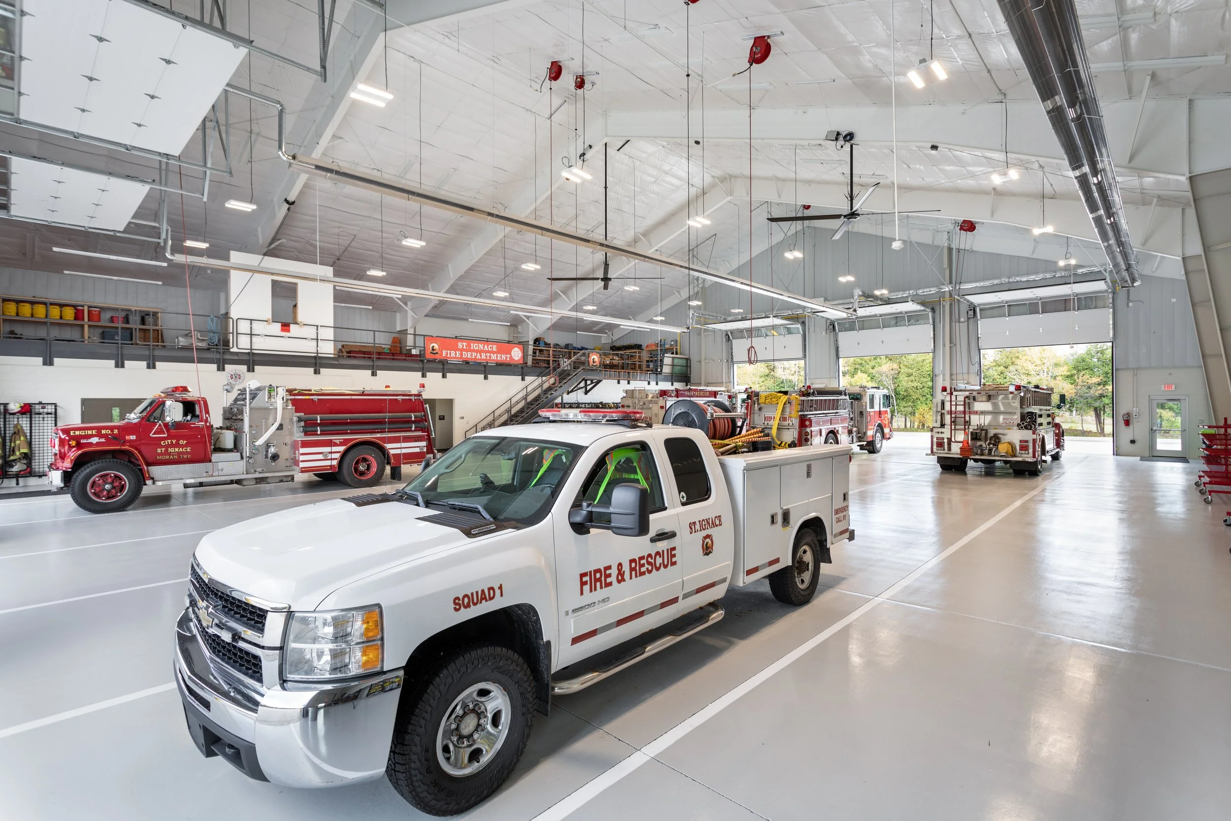 St. Ignace Fire Station — C2AE Architecture + Engineering