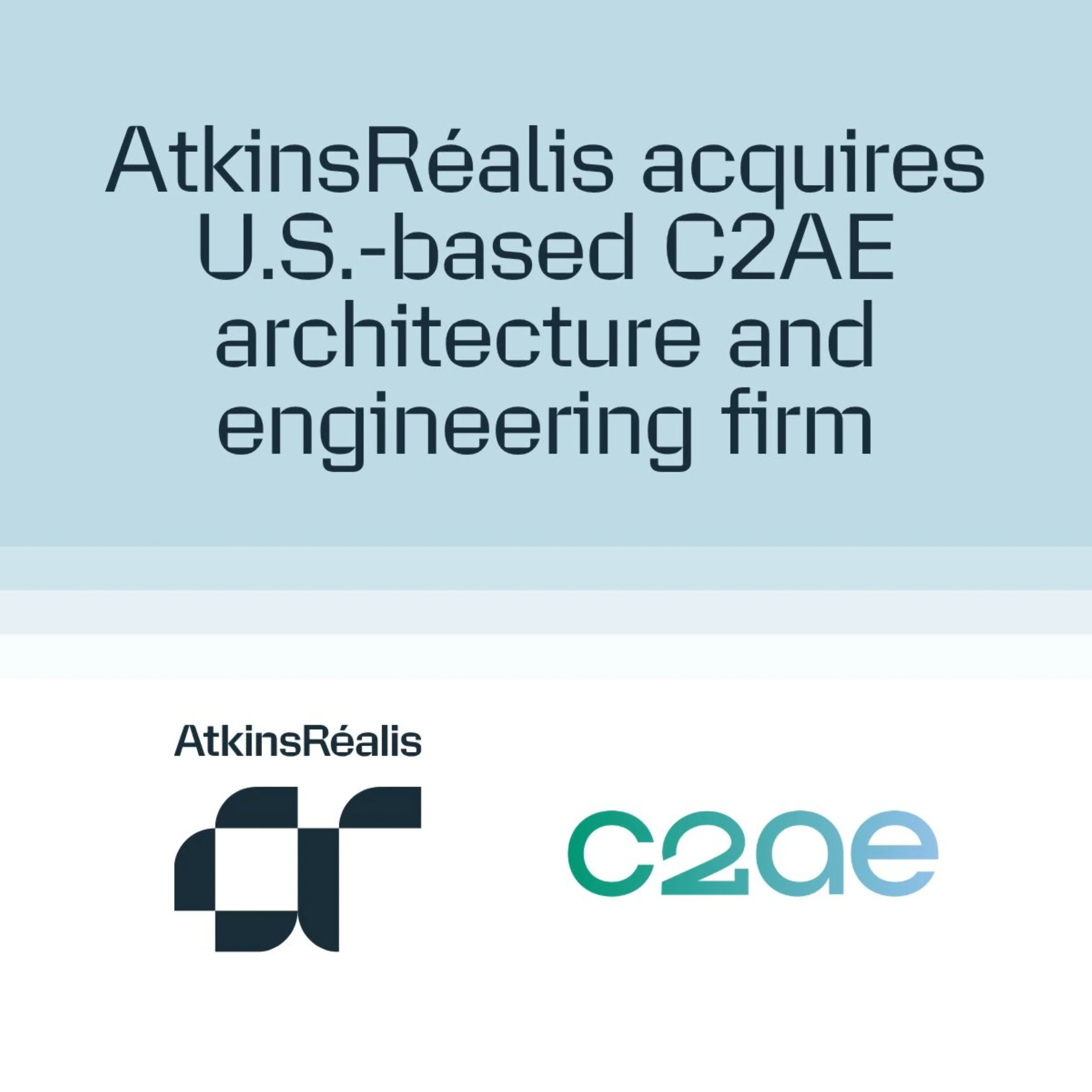 C2AE has officially been acquired by AtkinsRéalis Group Inc.