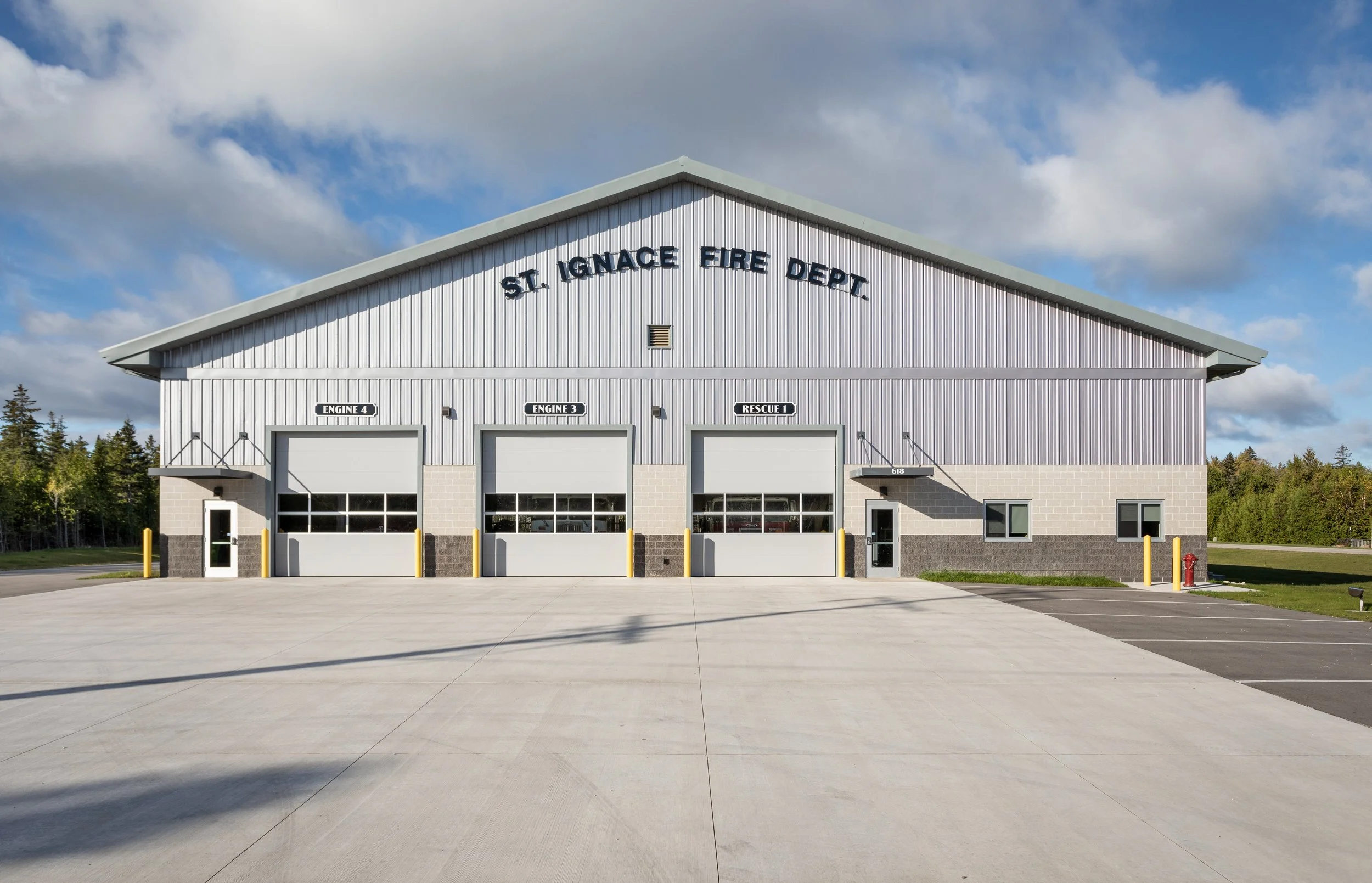 St. Ignace Fire Station — C2AE Architecture + Engineering