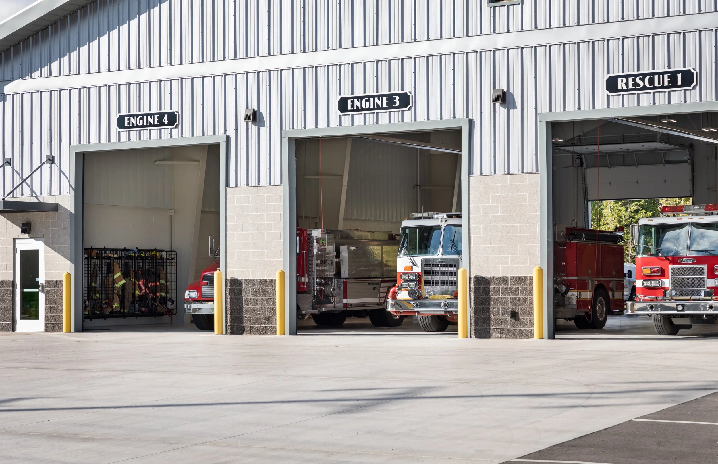 St. Ignace Fire Station — C2AE Architecture + Engineering